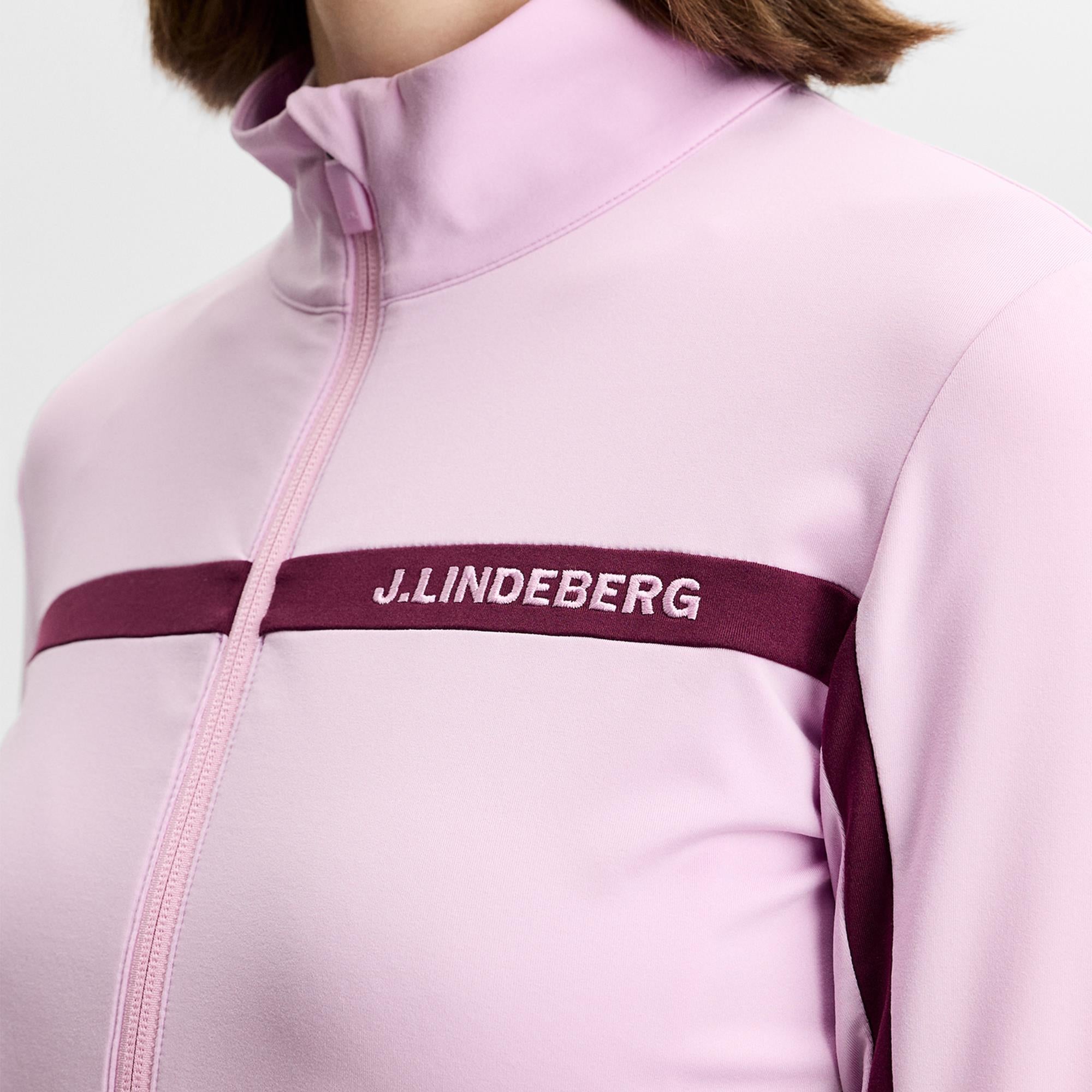 J Lindeberg Janice Ladies Golf Mid Layer Orchid Bouquet