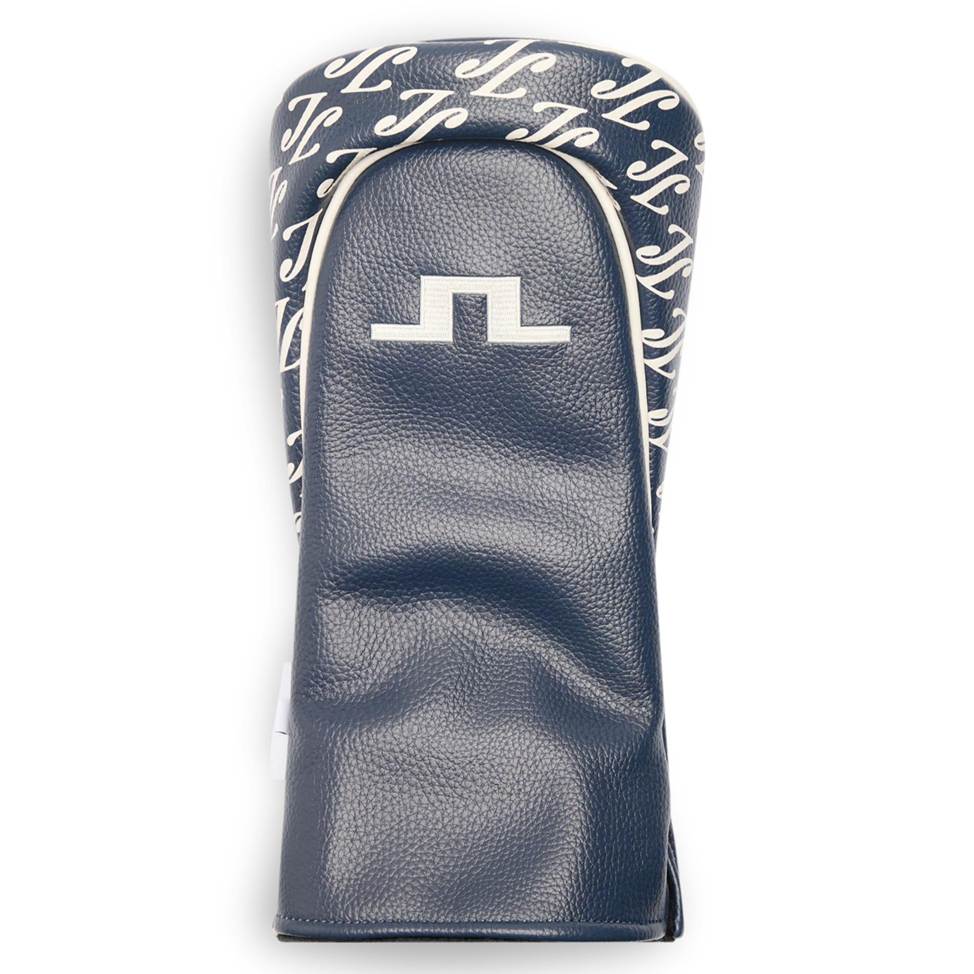 J Lindeberg JL Print Driver Club Headcover Cardi Ligature Navy