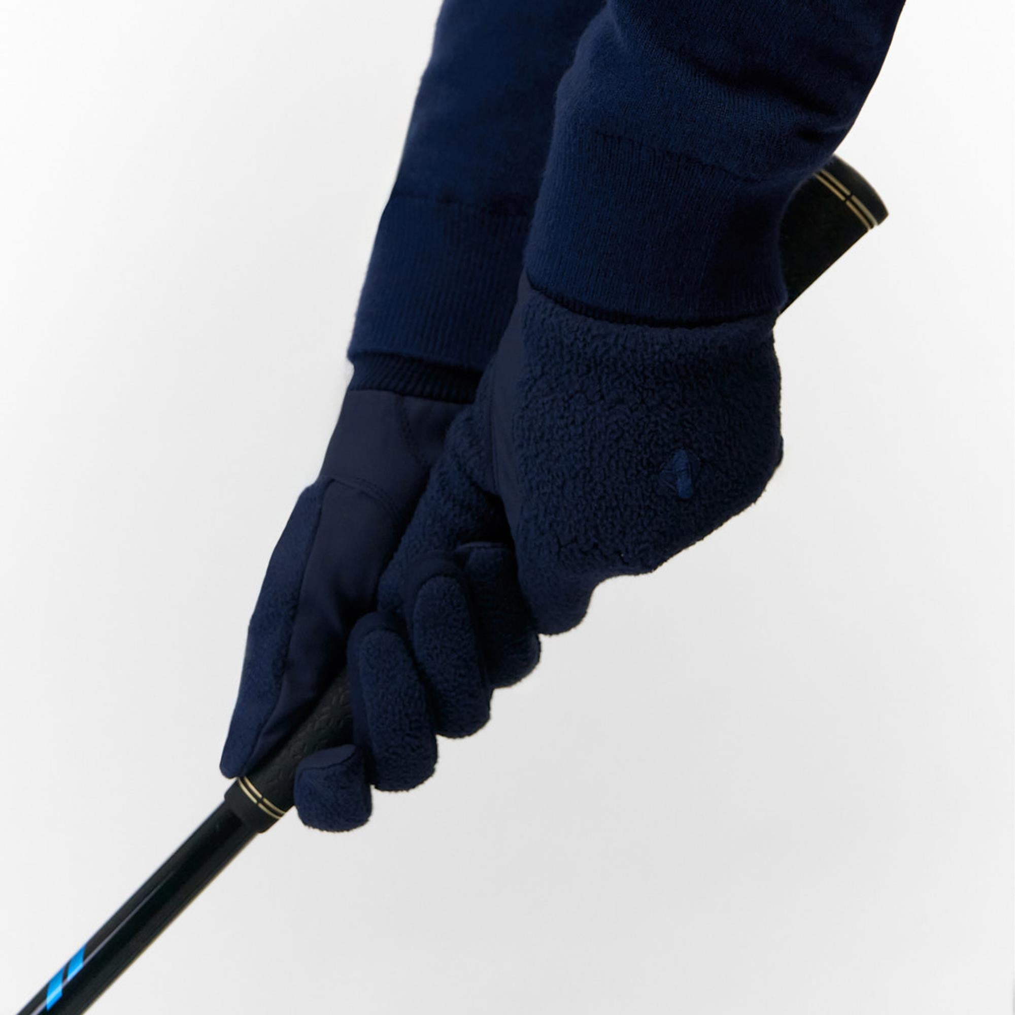 Pure Golf Glacier Fleece Ladies Golf Gloves Navy