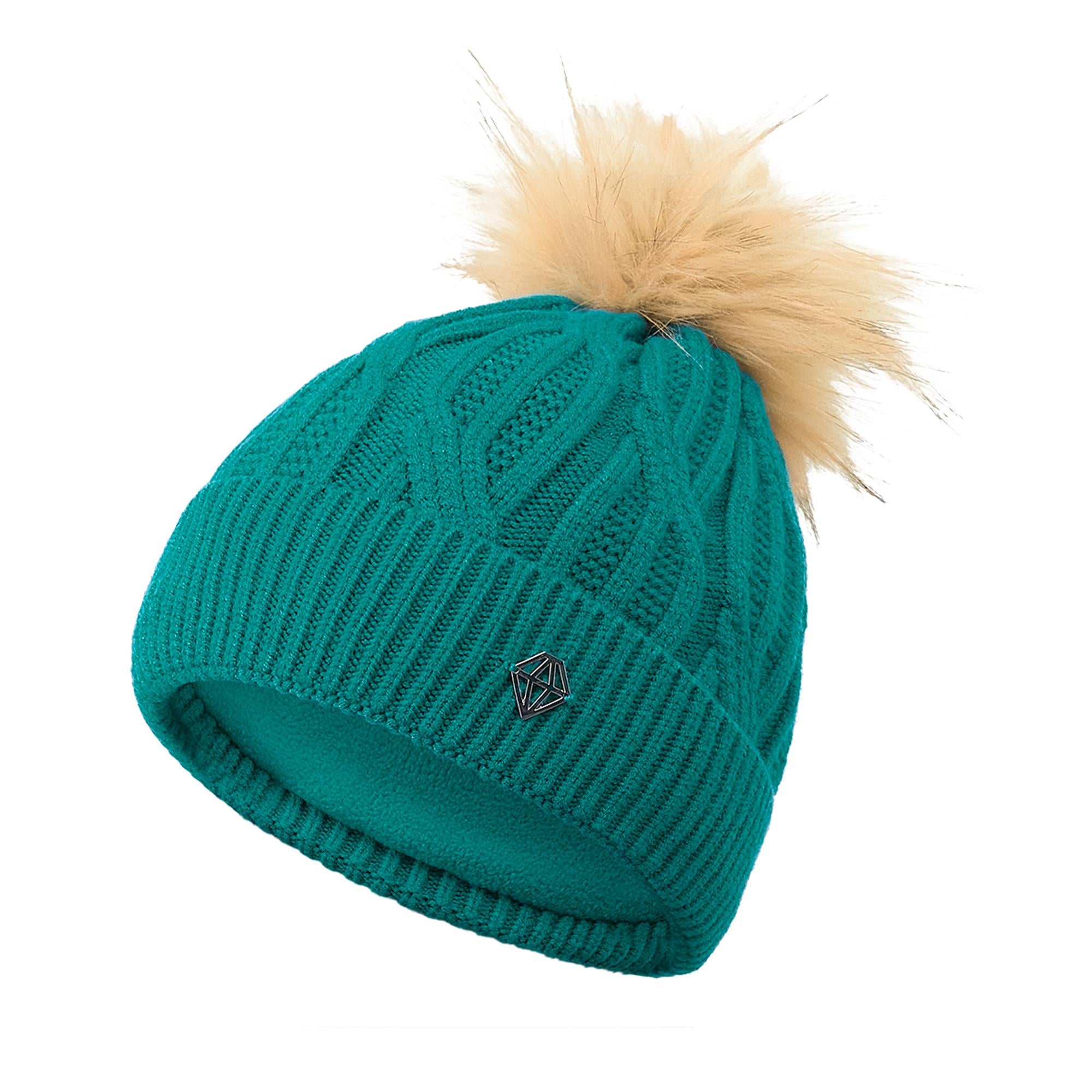 Pure Golf Greta Waterproof Lined Ladies Golf Beanie Deep Teal
