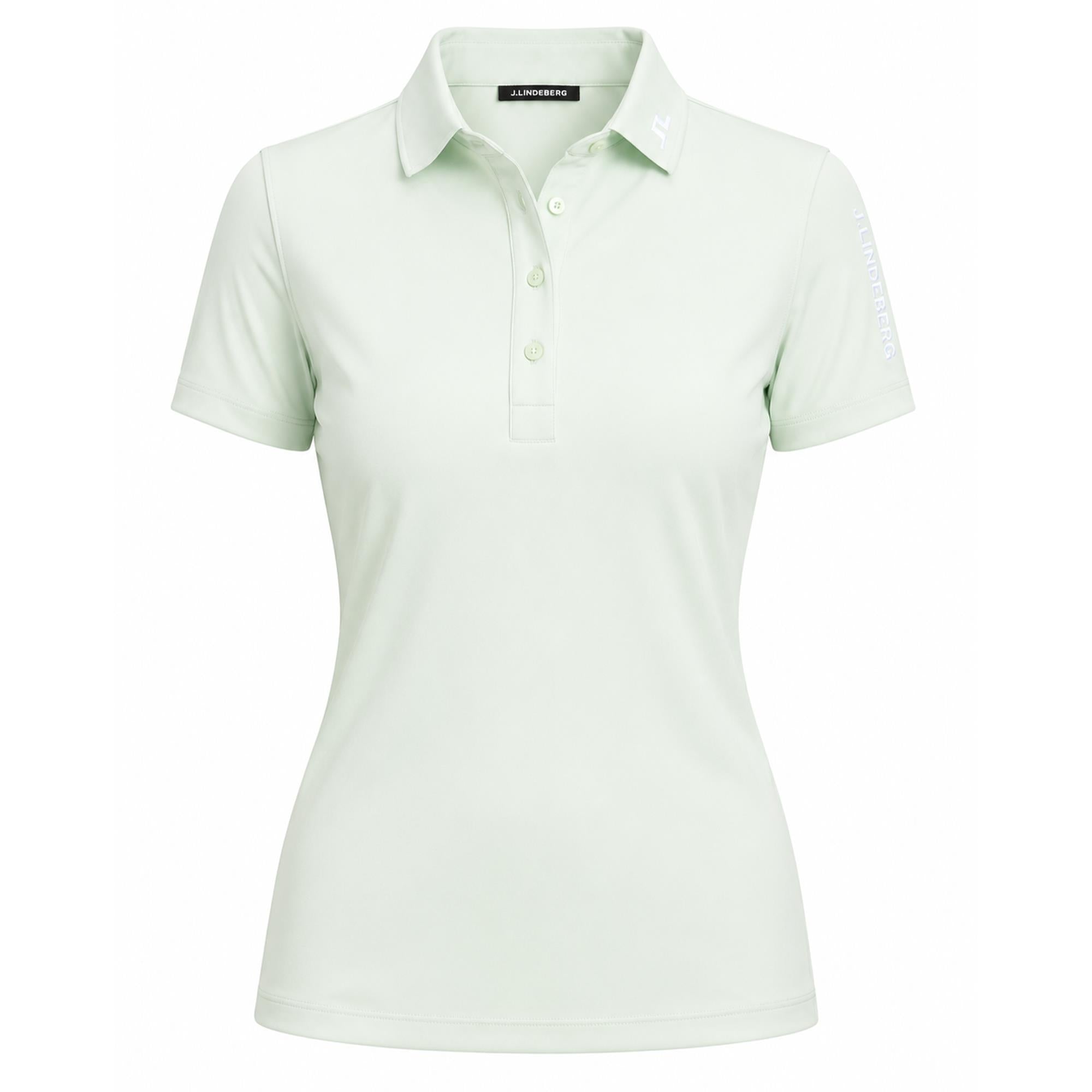 J Lindeberg Tour Tech Ladies Golf Polo Shirt Subtle Green
