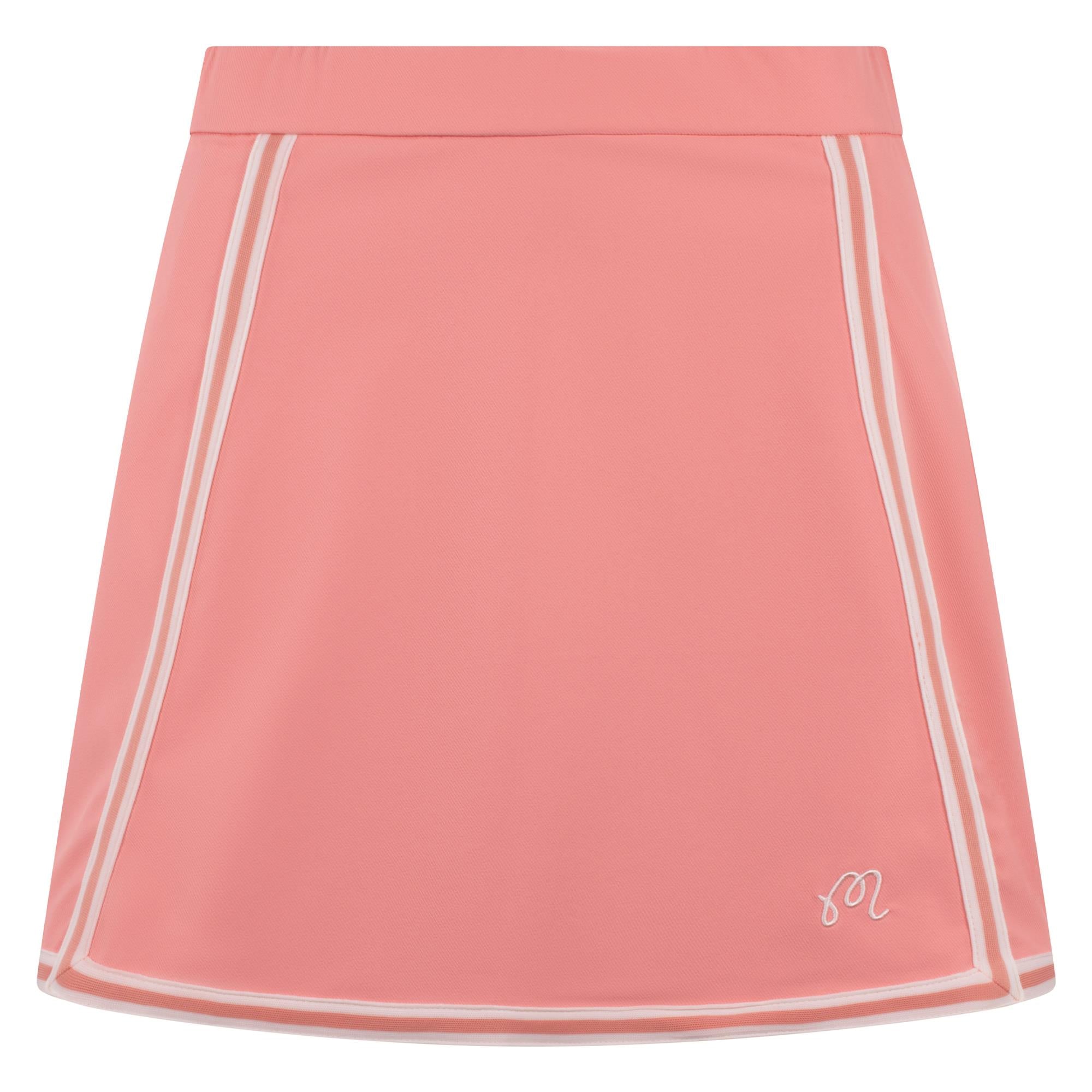 Malbon Golf Lia Ladies Golf Skirt Coral Haze