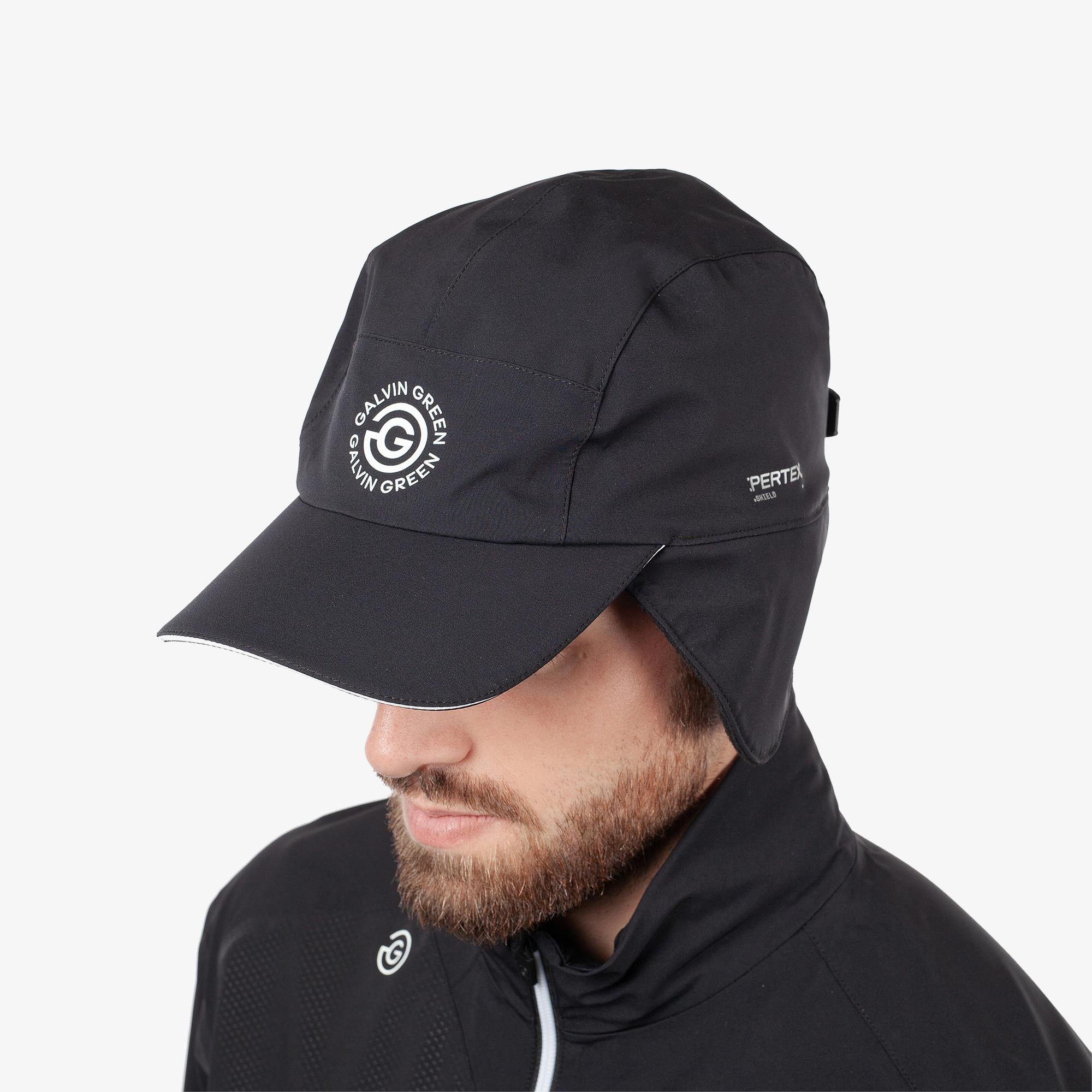 Galvin Green Archer Waterproof Cap Black