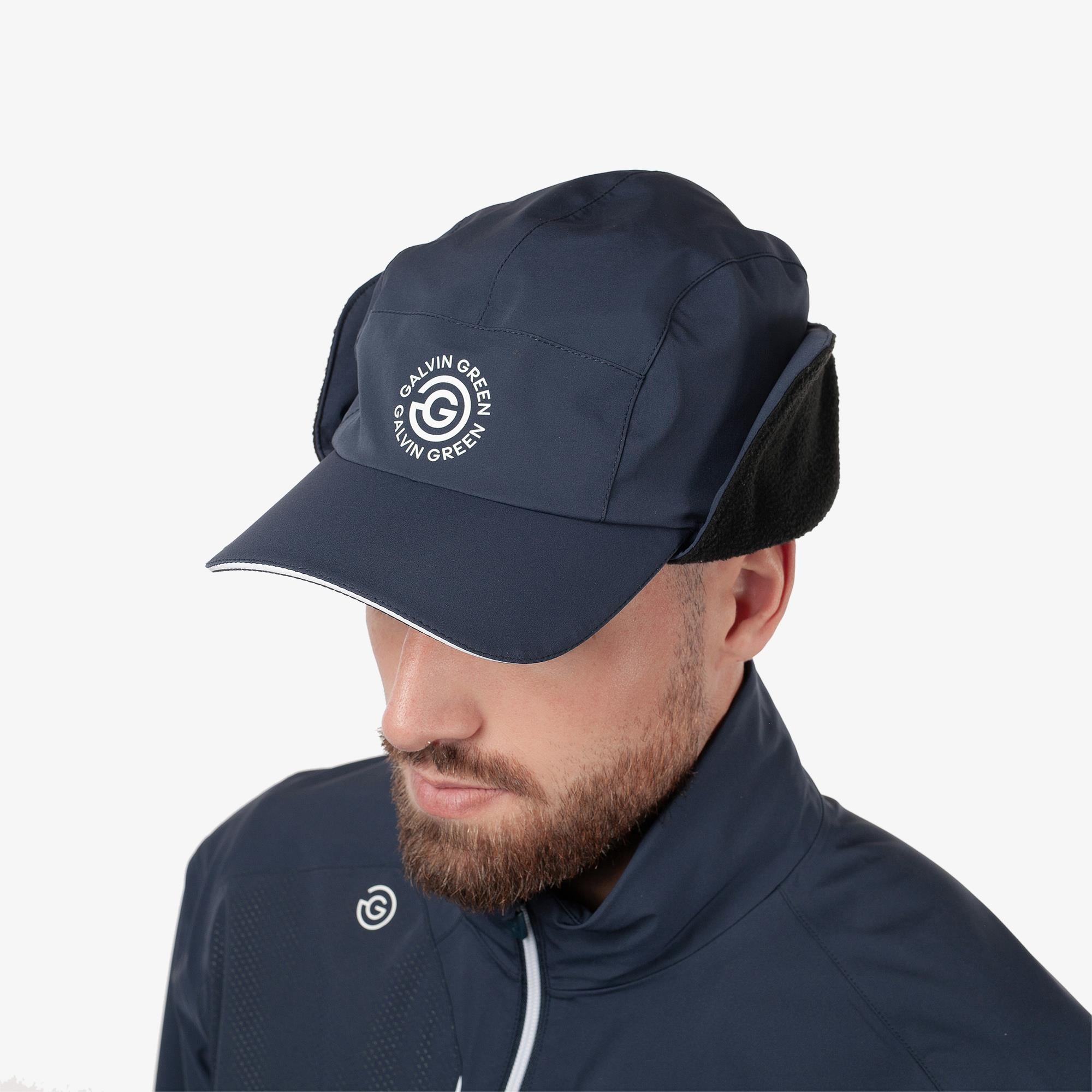 Galvin Green Archer Waterproof Cap Navy