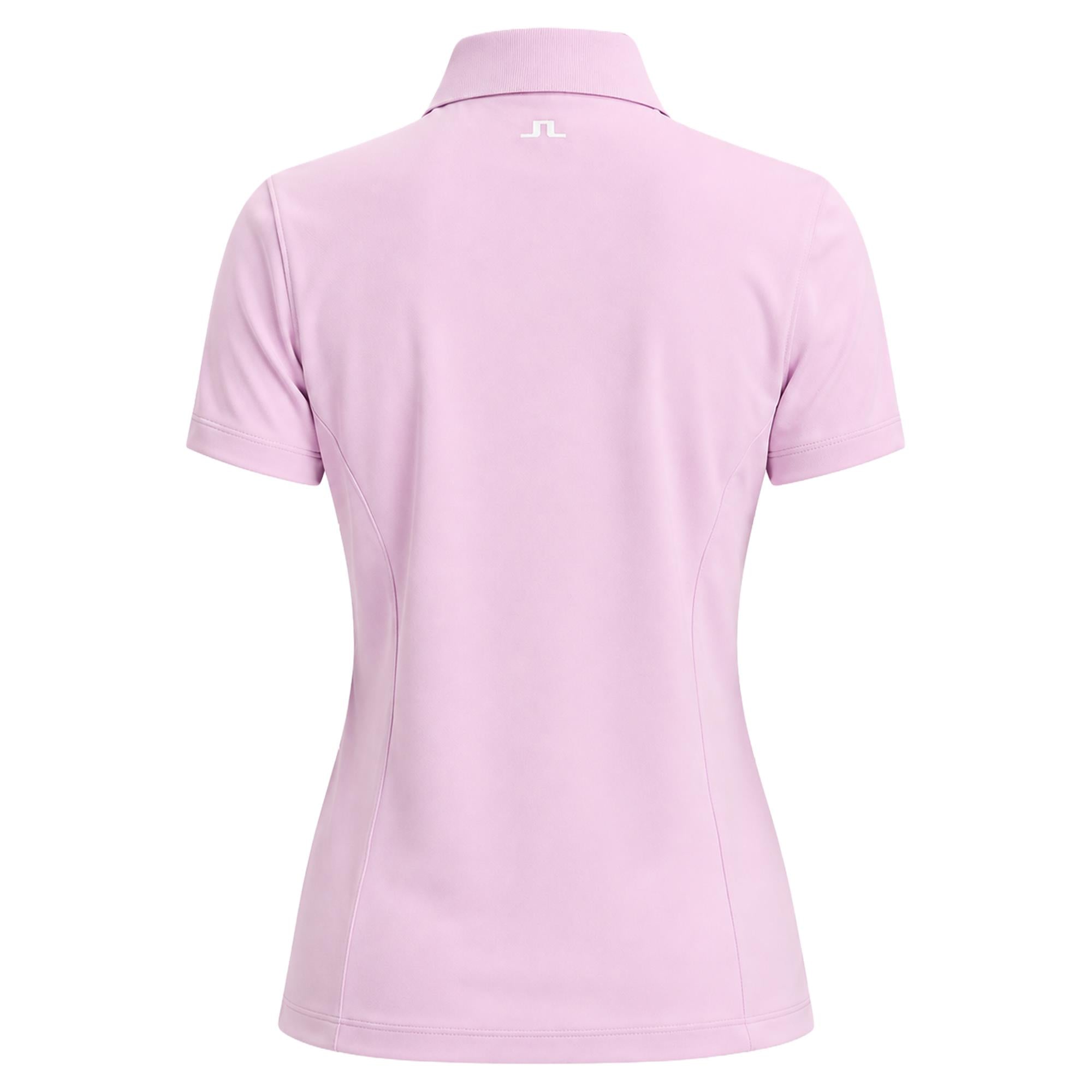 J Lindeberg Tour Tech Ladies Golf Polo Shirt Orchid Bouquet