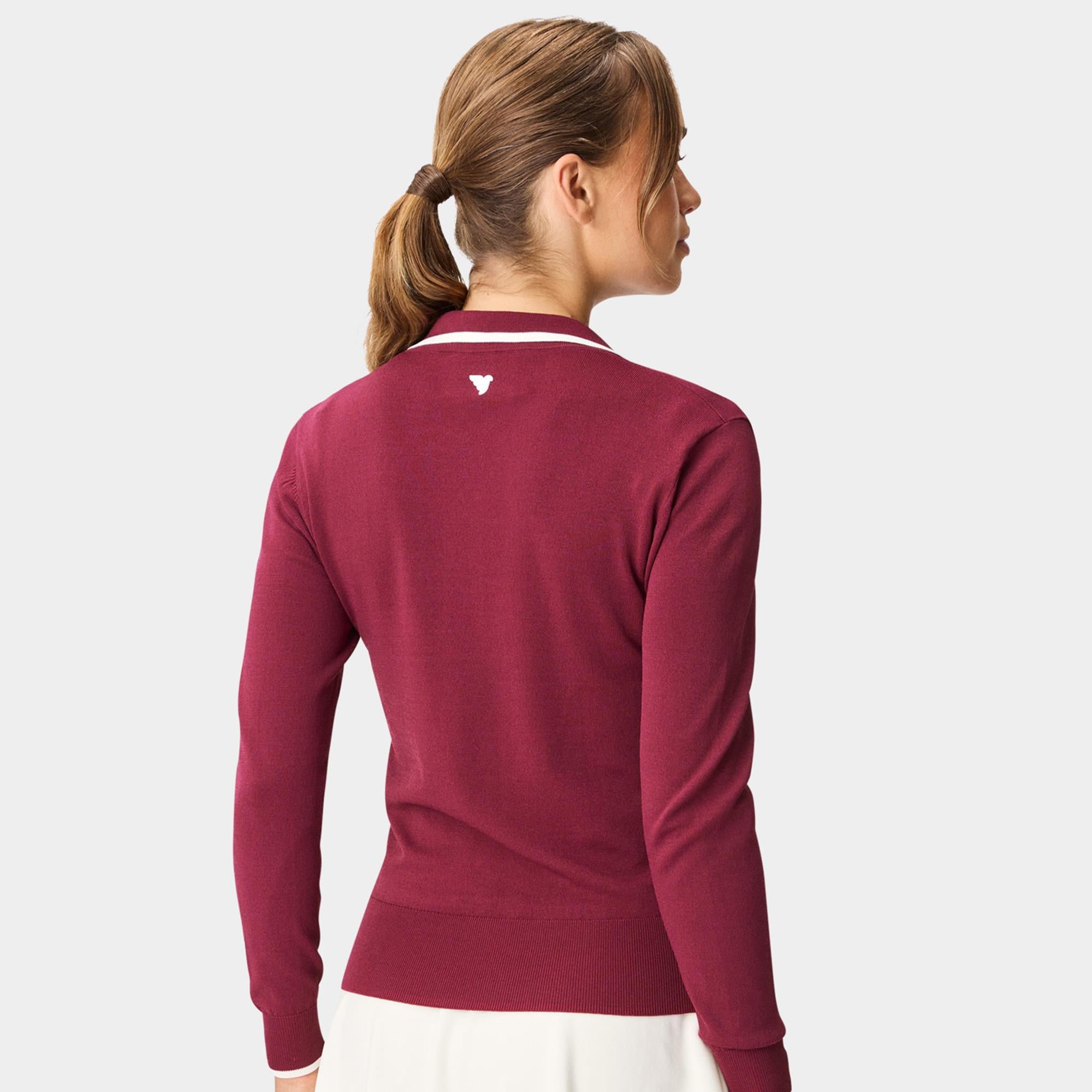 Macade Golf Ella Knit Ladies Golf Top Mulberry