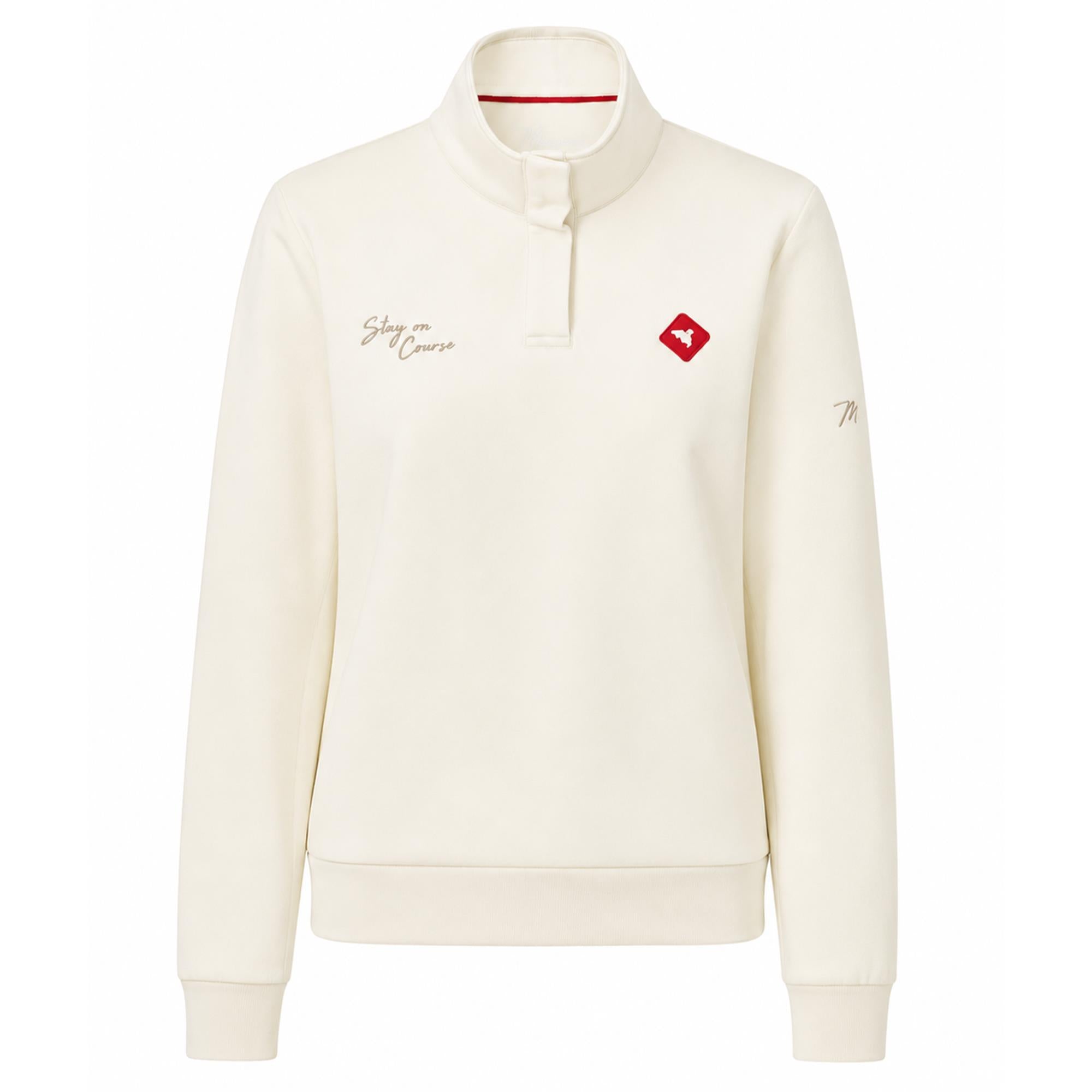 Macade Golf Henley Airlite Ladies Golf Sweater Bone