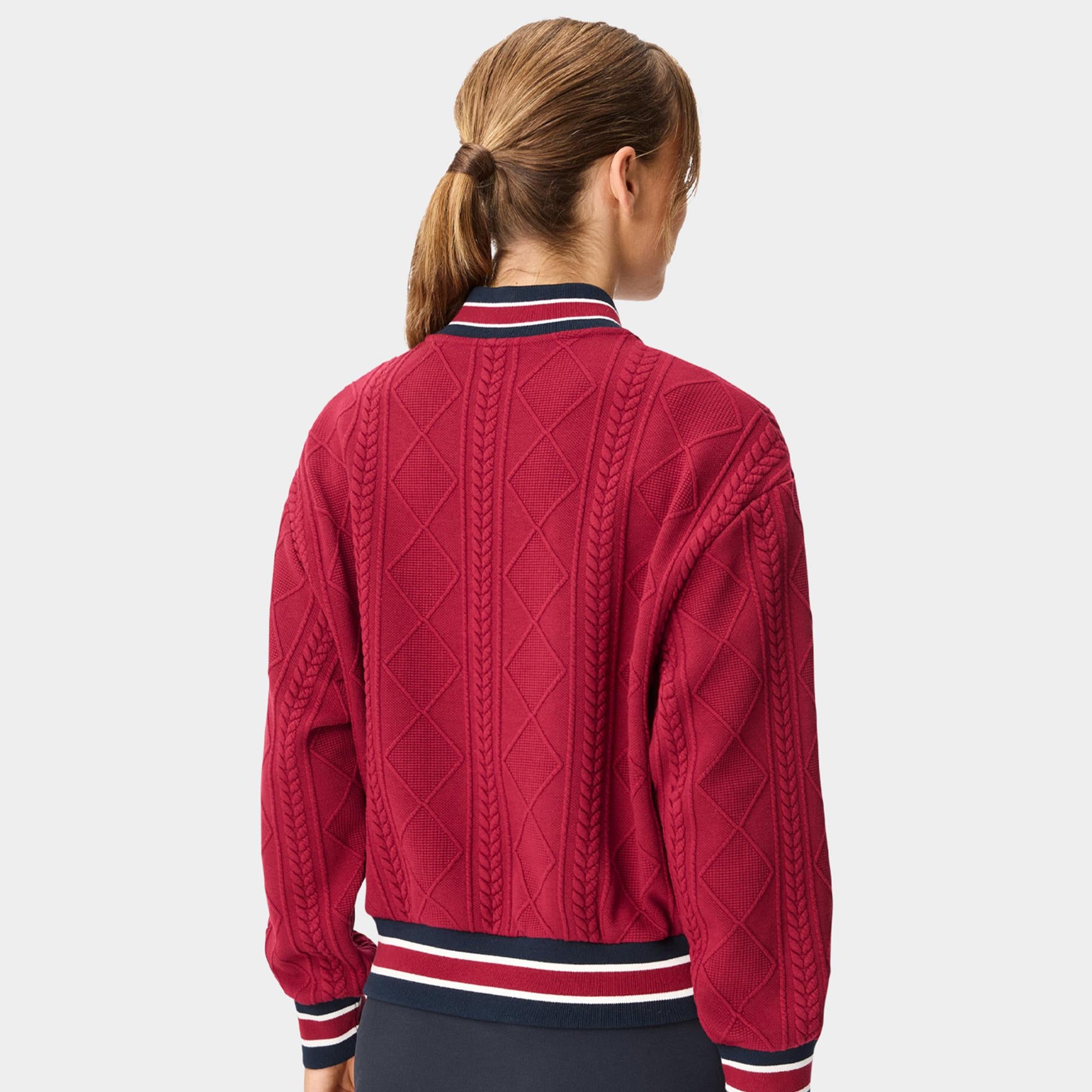 Macade Golf TR Bomber Ladies Golf Pullover Mulberry
