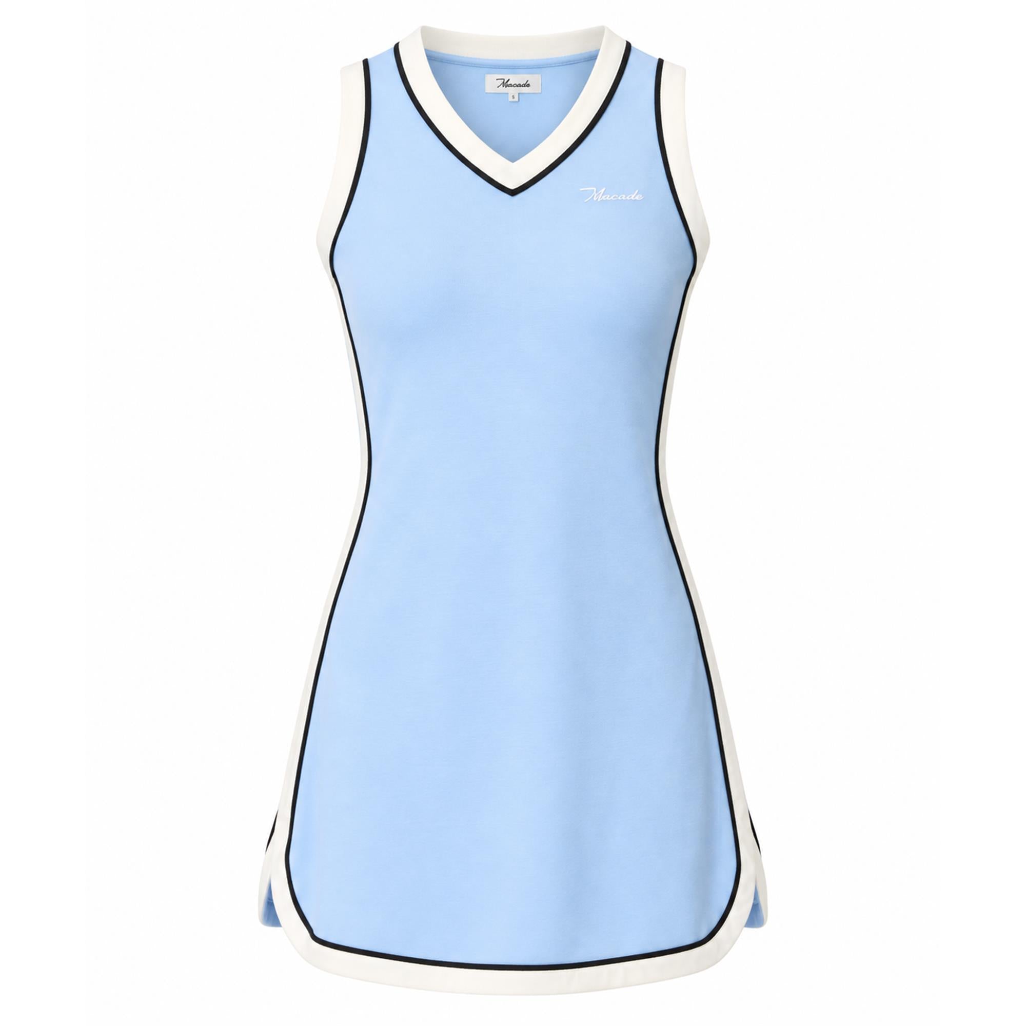 Macade Golf Ava Range Ladies Golf Dress Light Blue