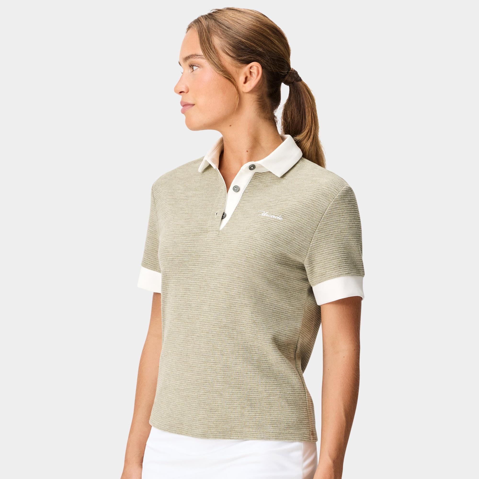 Macade Golf Remi Weave Ladies Golf Polo Shirt Green