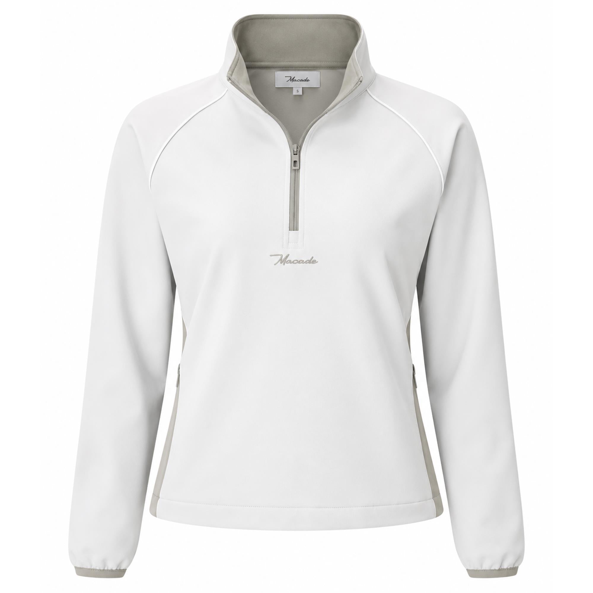 Macade Golf Storm Ladies Golf Anorak Off White