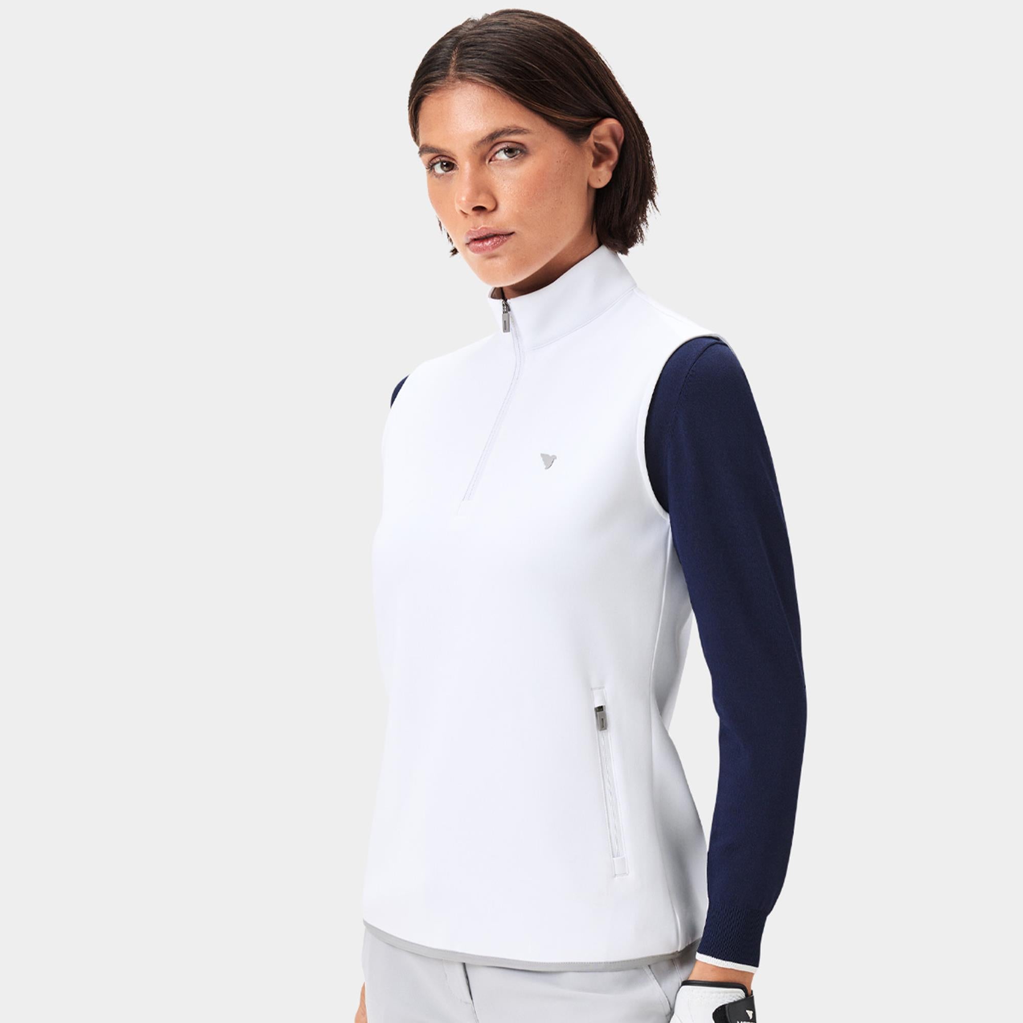 Macade Golf Therma Ladies Golf Vest White