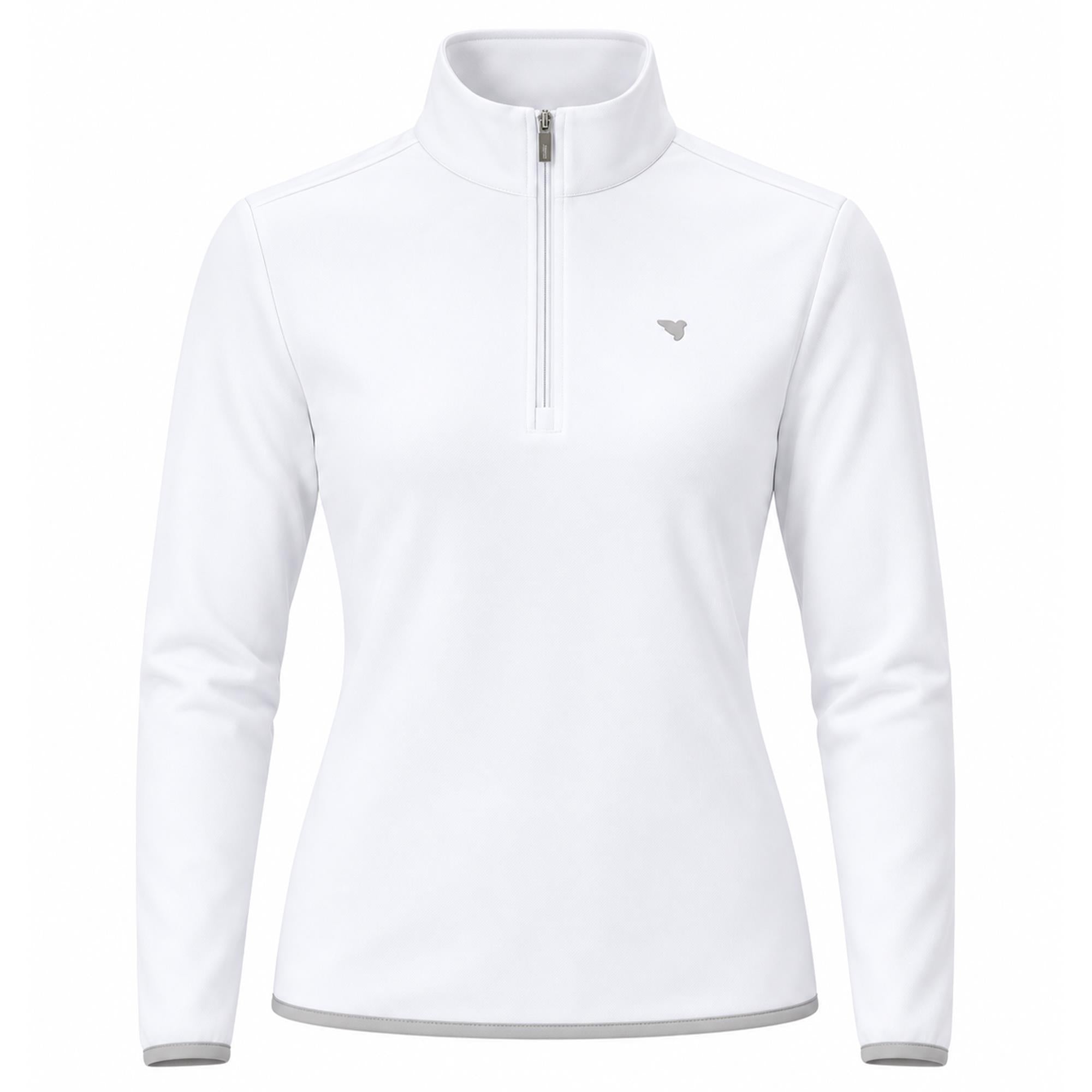 Macade Golf Therma Quarter Zip Ladies Golf Mid Layer White