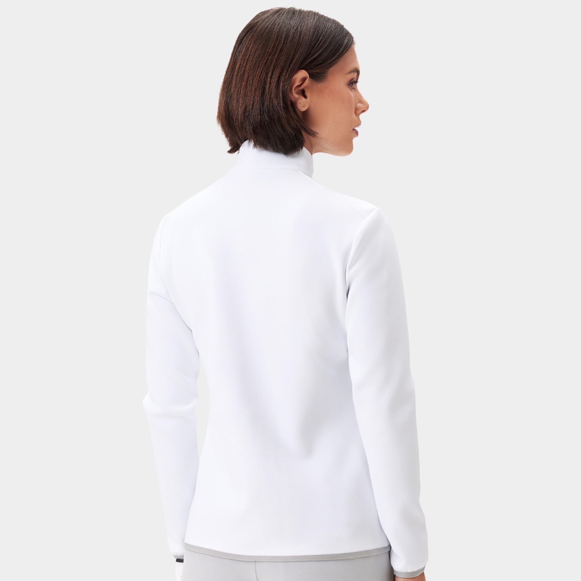 Macade Golf Therma Quarter Zip Ladies Golf Mid Layer White
