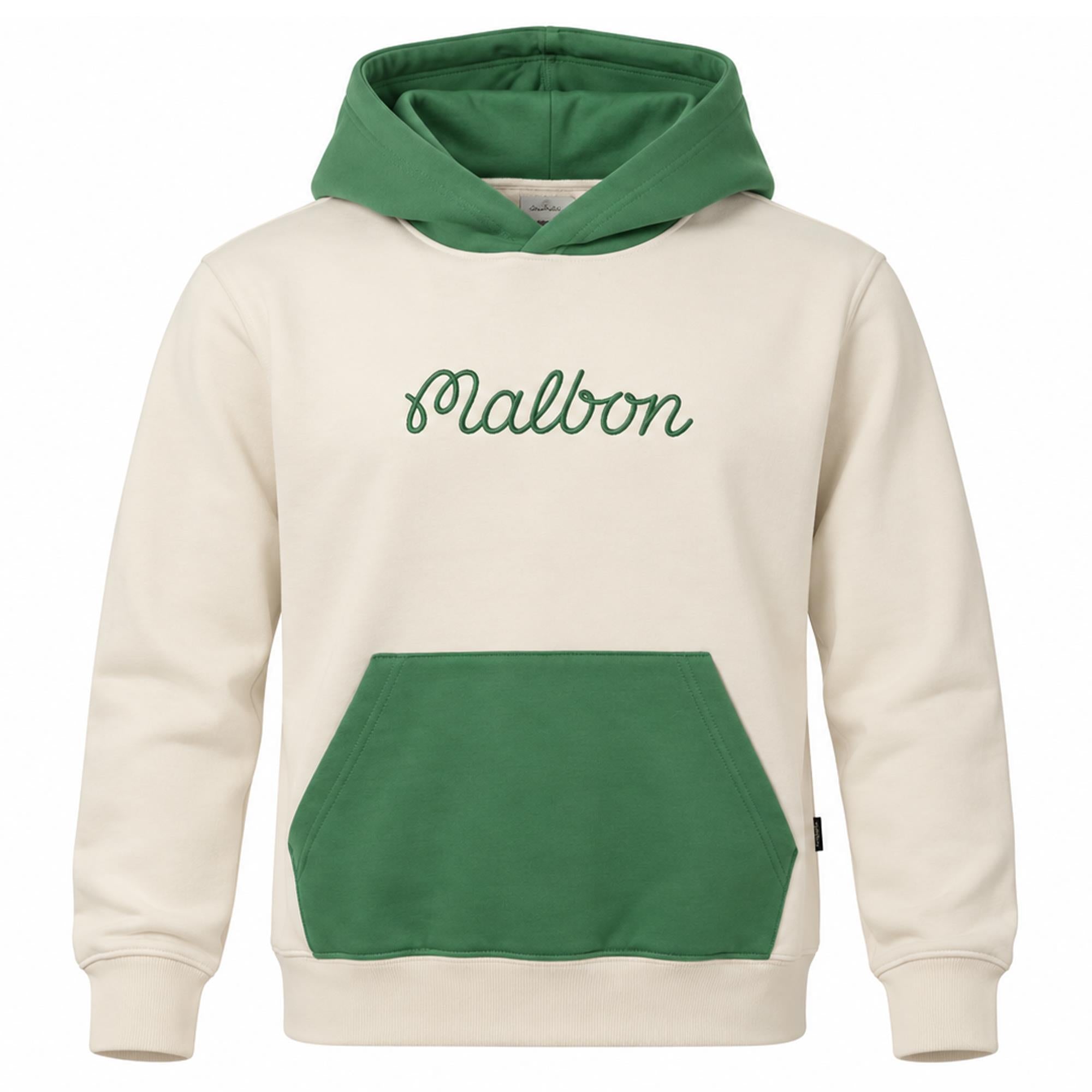 Malbon Golf Youth Cooper Buckets Hoodie Off White