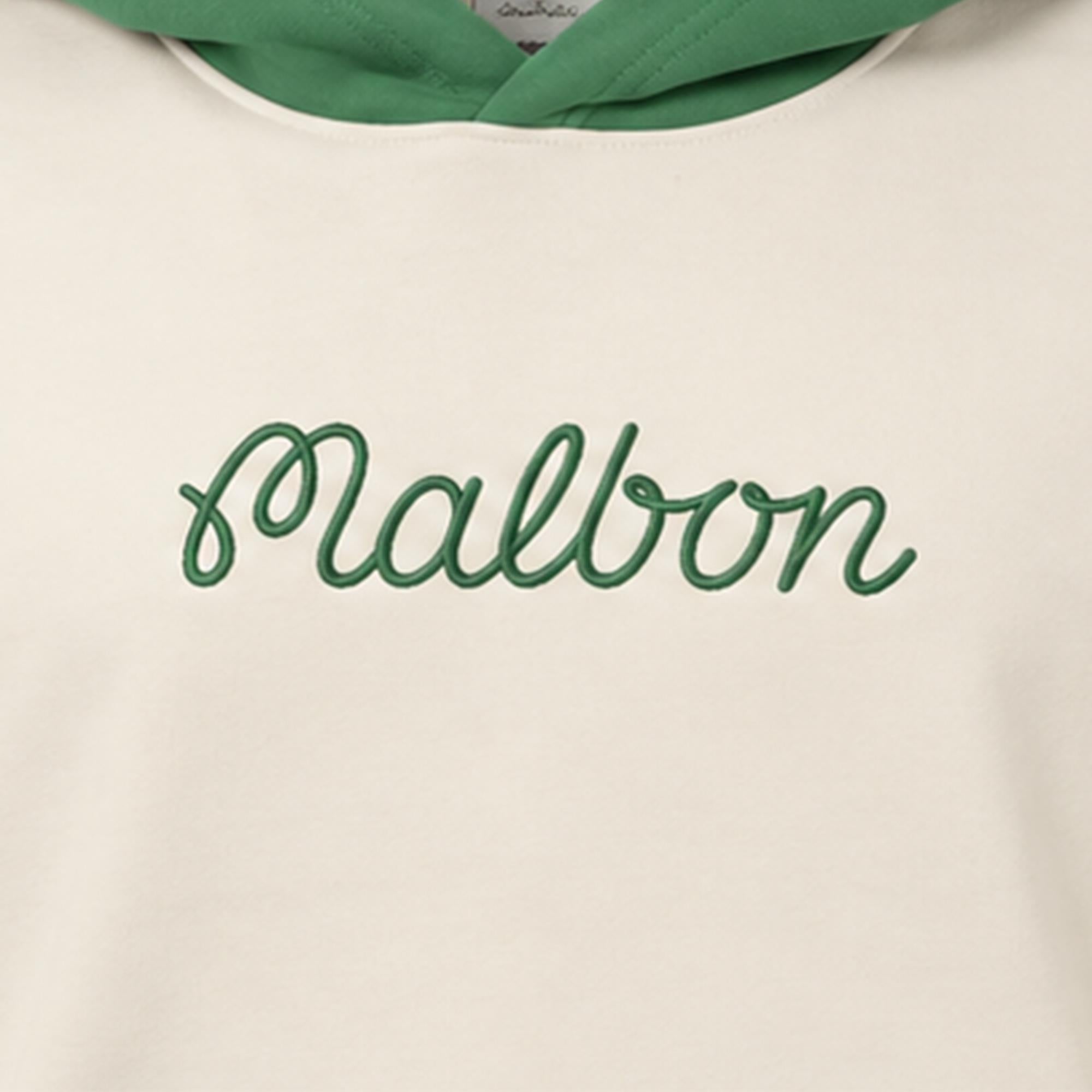 Malbon Golf Youth Cooper Buckets Hoodie Off White