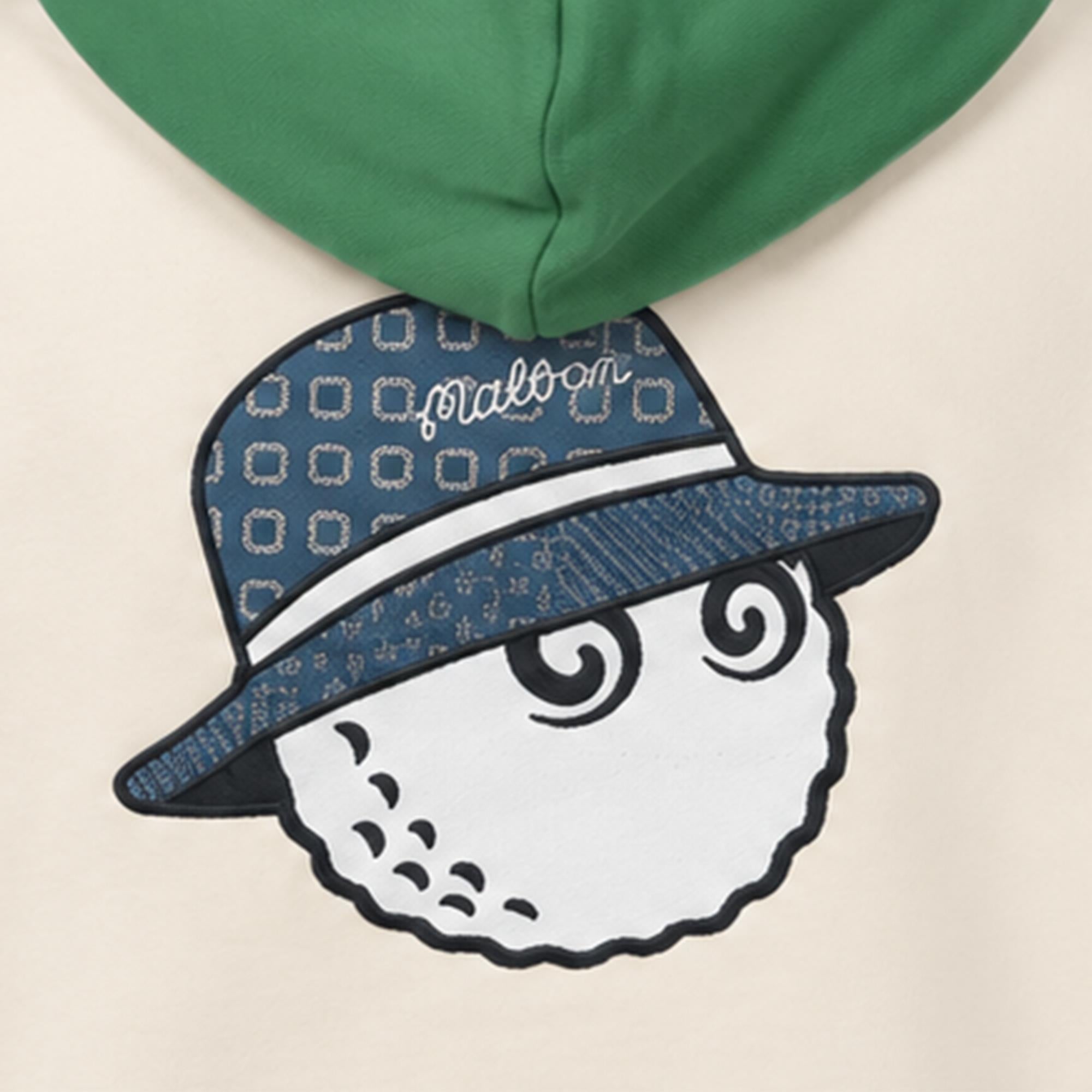 Malbon Golf Youth Cooper Buckets Hoodie Off White