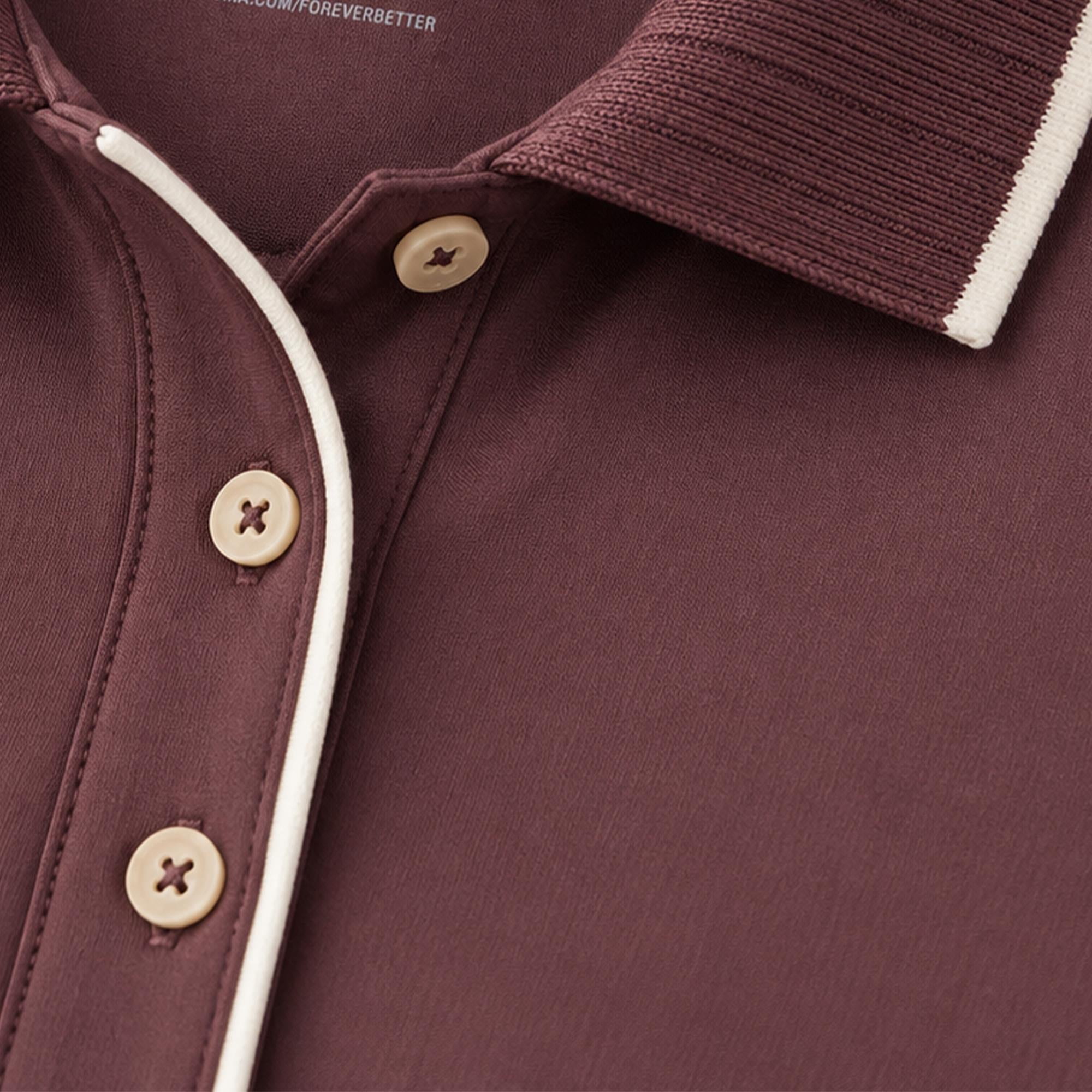 Puma Cloudspun Bridges Ladies Long Sleeve Golf Polo Shirt Brown