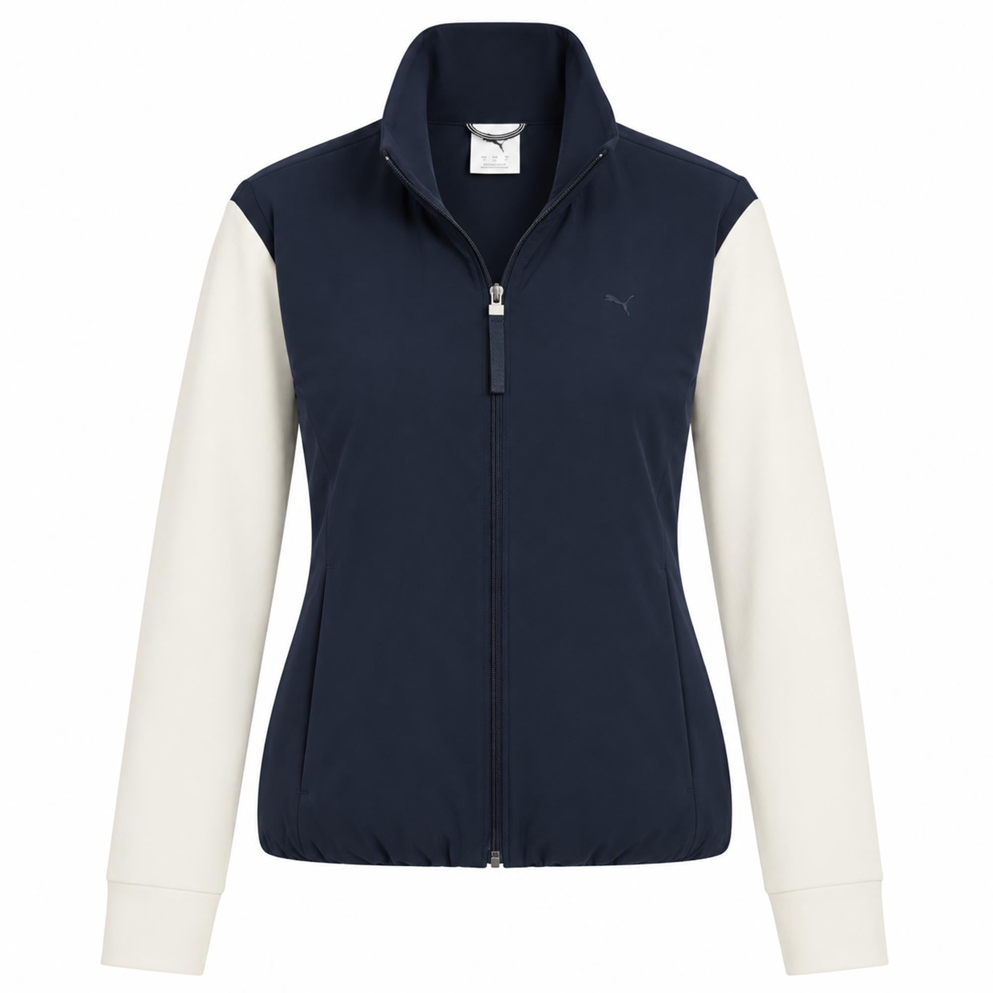Puma Cloudspun Hybrid Fleece Ladies Golf Jacket Navy