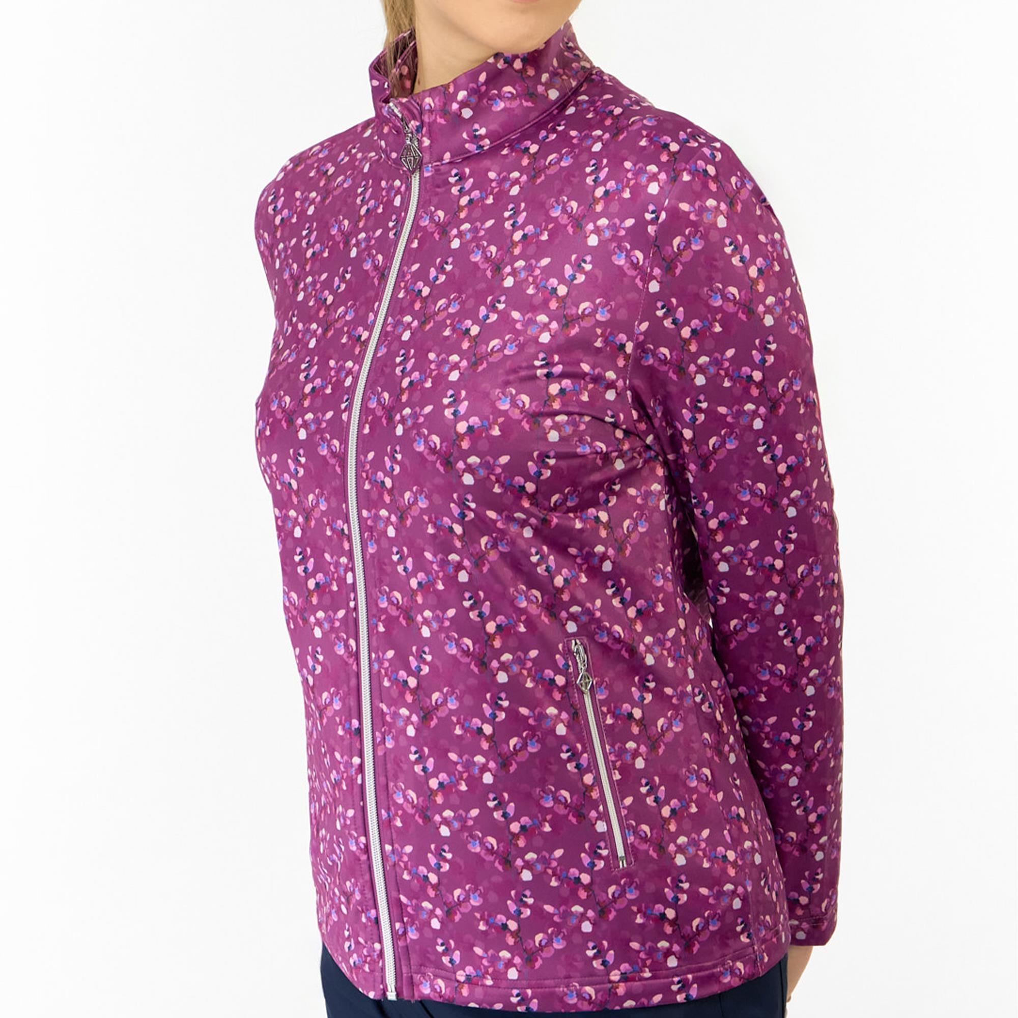 Pure Golf Auttie Winterweight Ladies Golf Jacket Morello Orchard