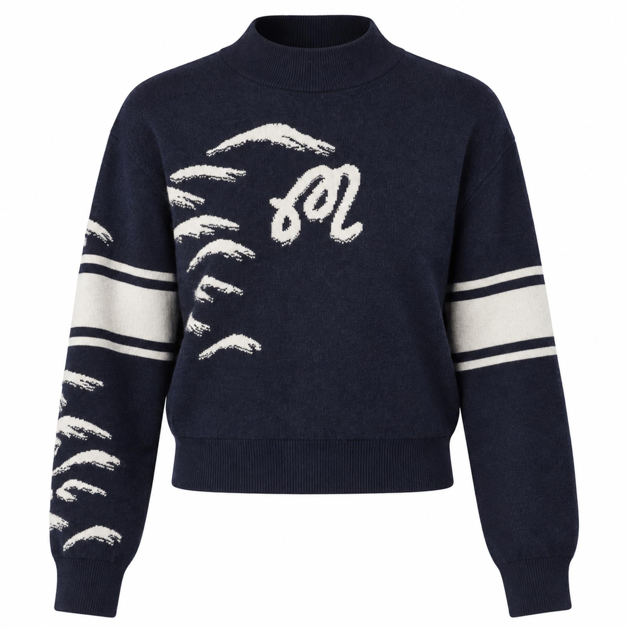 Malbon Golf Womens Alps Sweater Blueberry