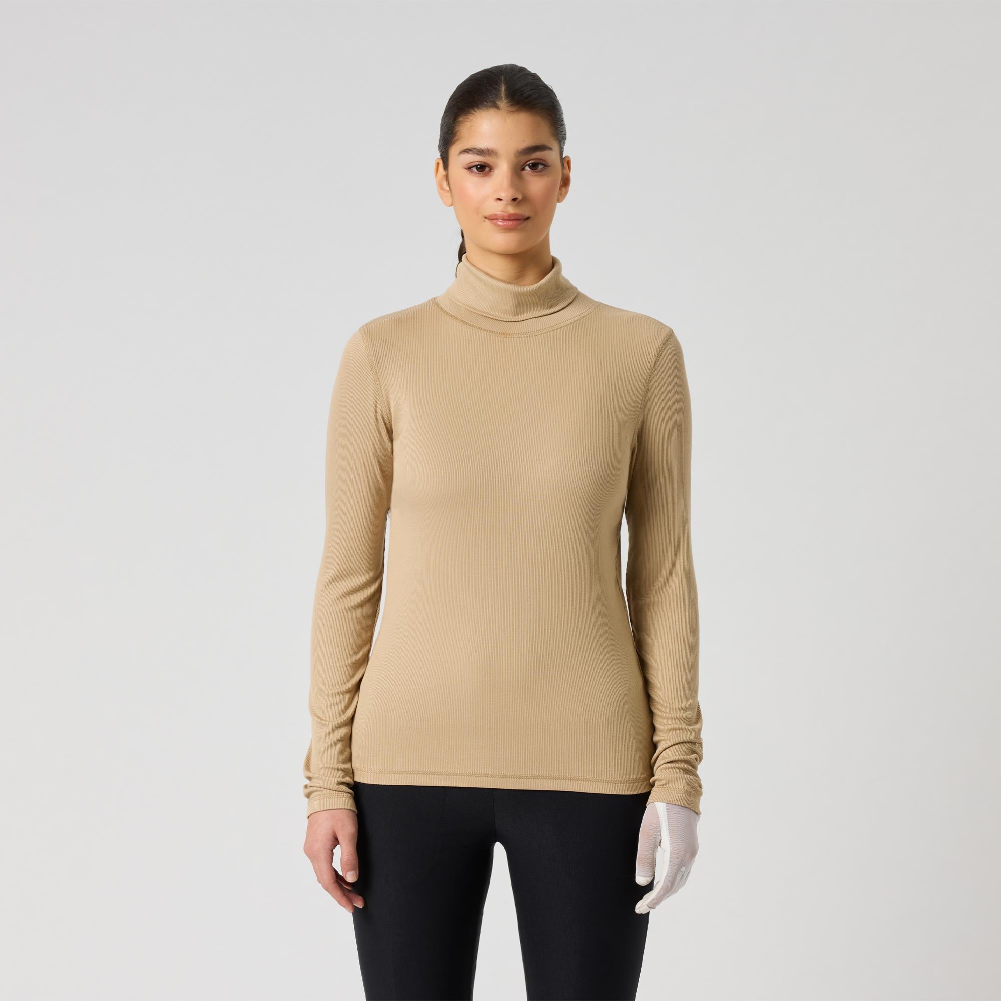 Daily Sports Ancona Ladies Golf Roll Neck Bark