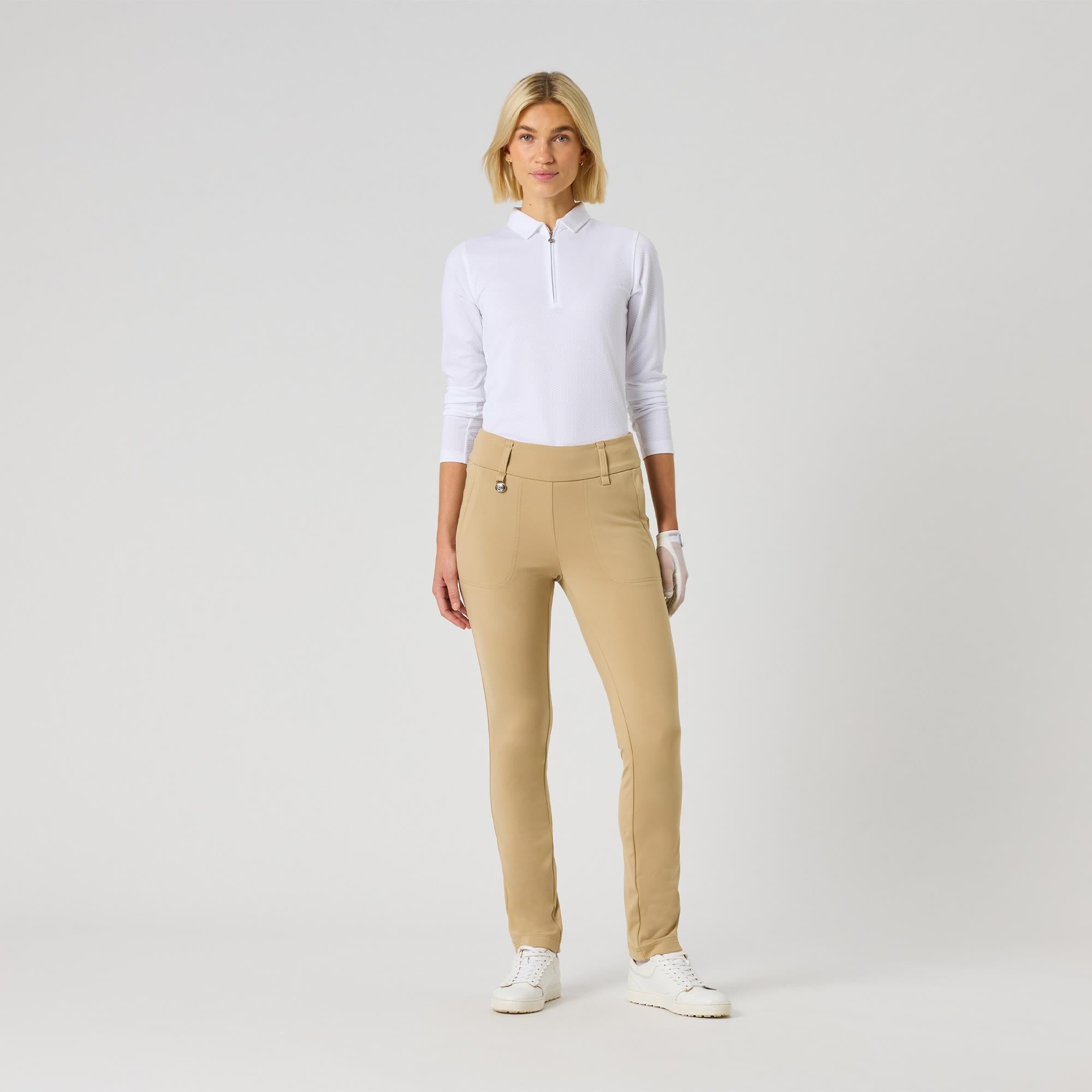 Daily Sports Magic Warm Ladies Winter Golf Trousers Bark 32 Inch