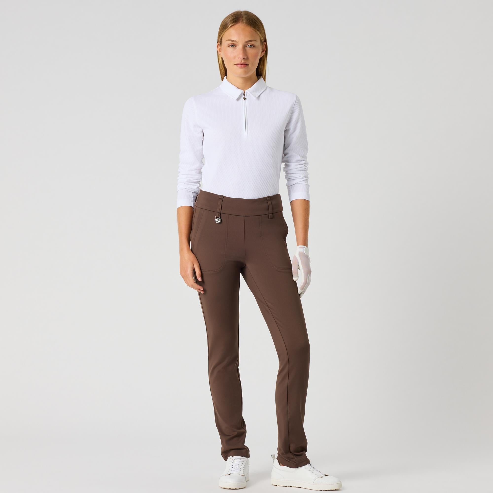 Daily Sports Magic Warm Ladies Winter Golf Trousers Brownie 32 Inch