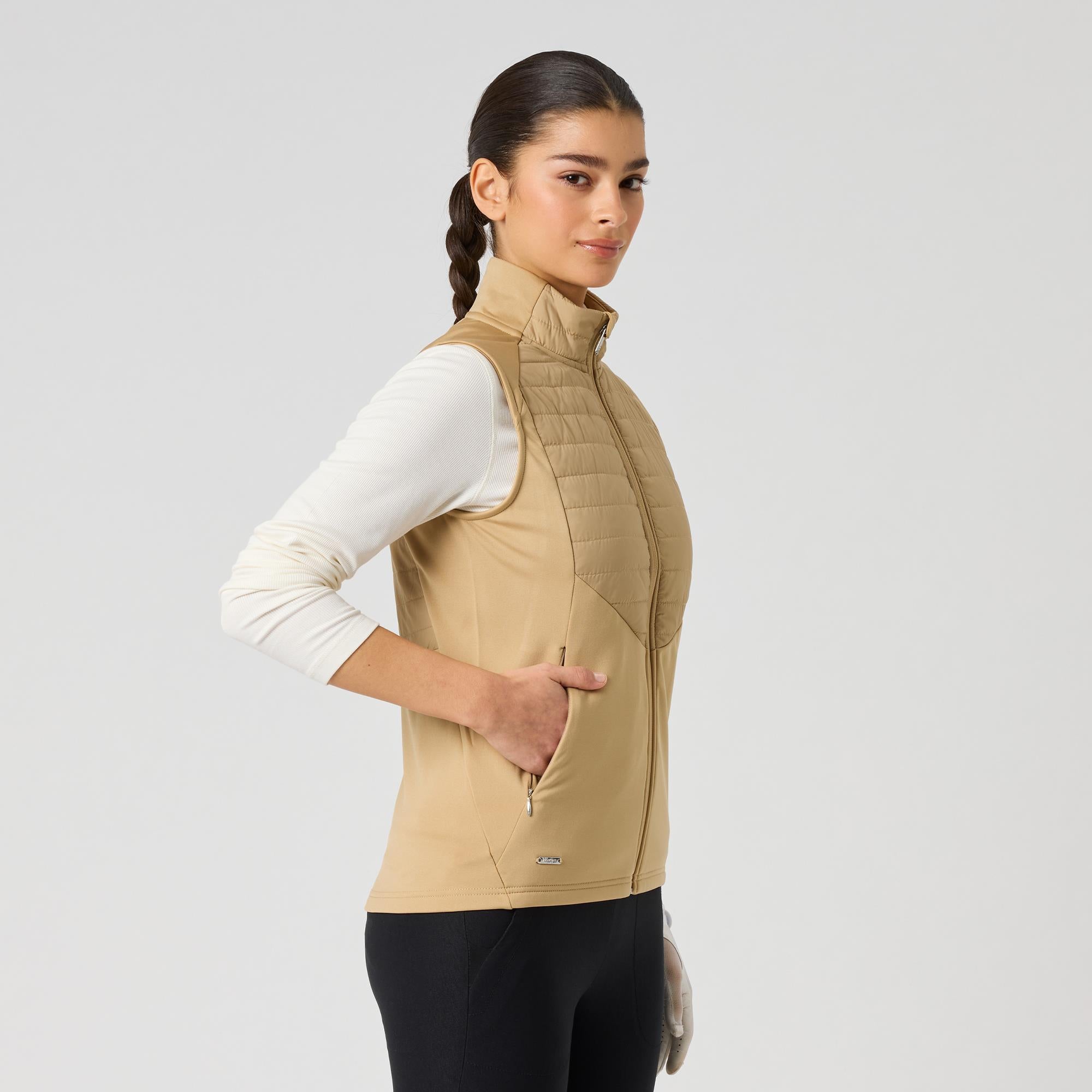 Daily Sports Allos Hybrid Ladies Golf Vest Bark