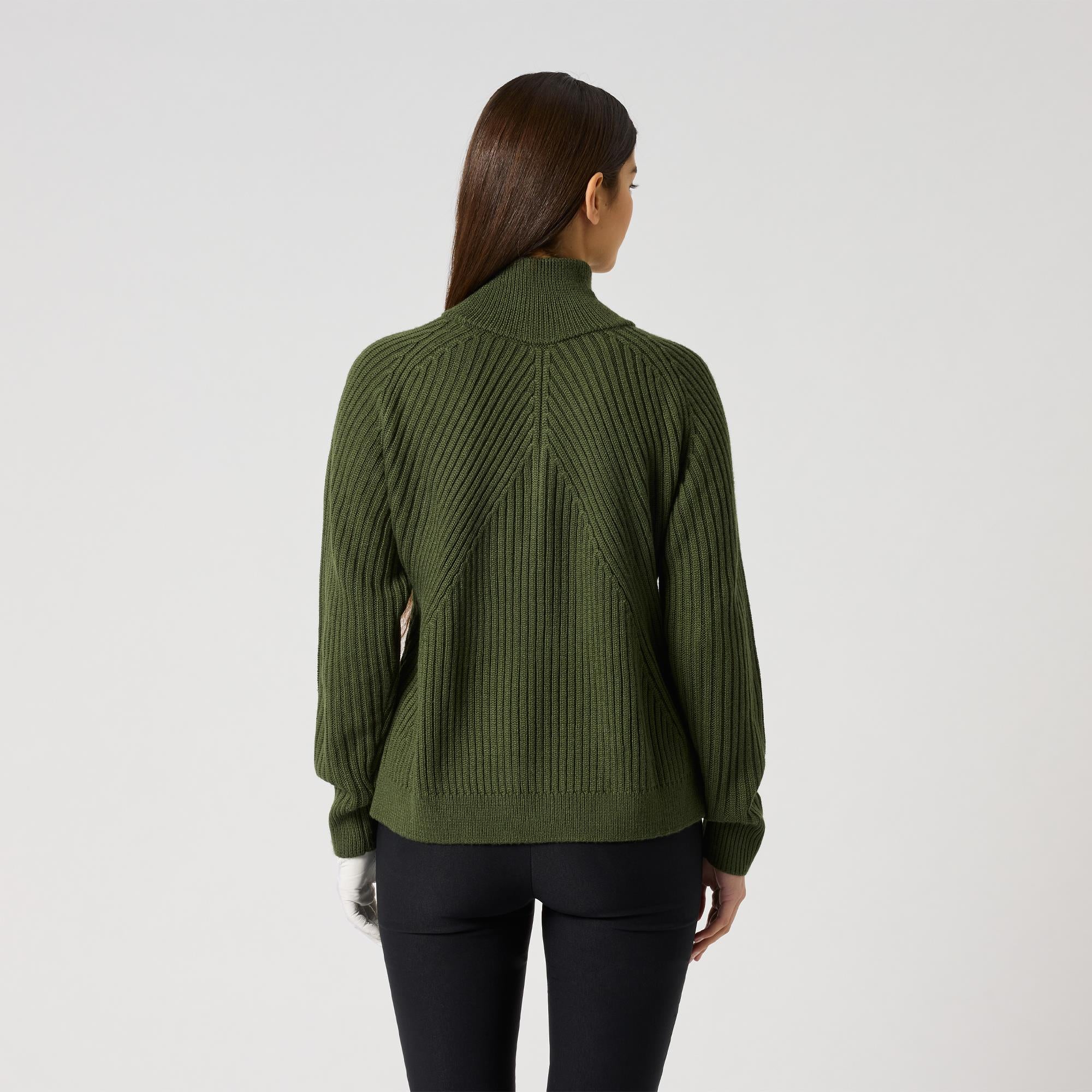 Daily Sports Hudson LS Lined Ladies Golf Pullover Khakora