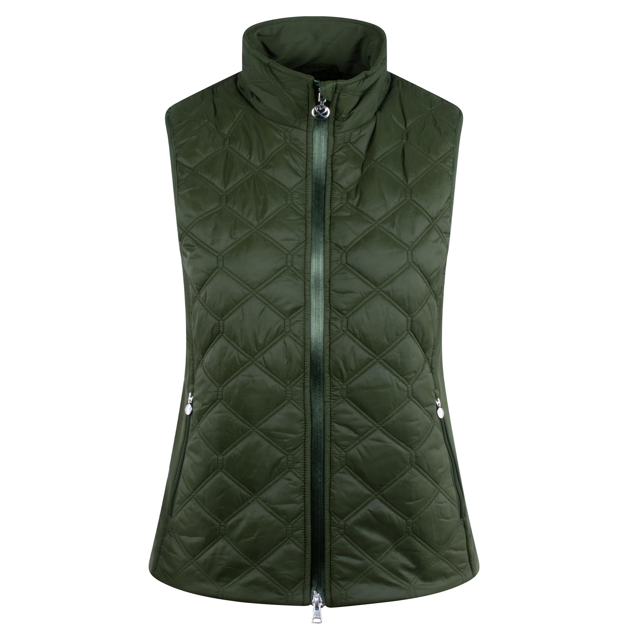 Daily Sports Quilt Padded Ladies Golf Vest Khakora