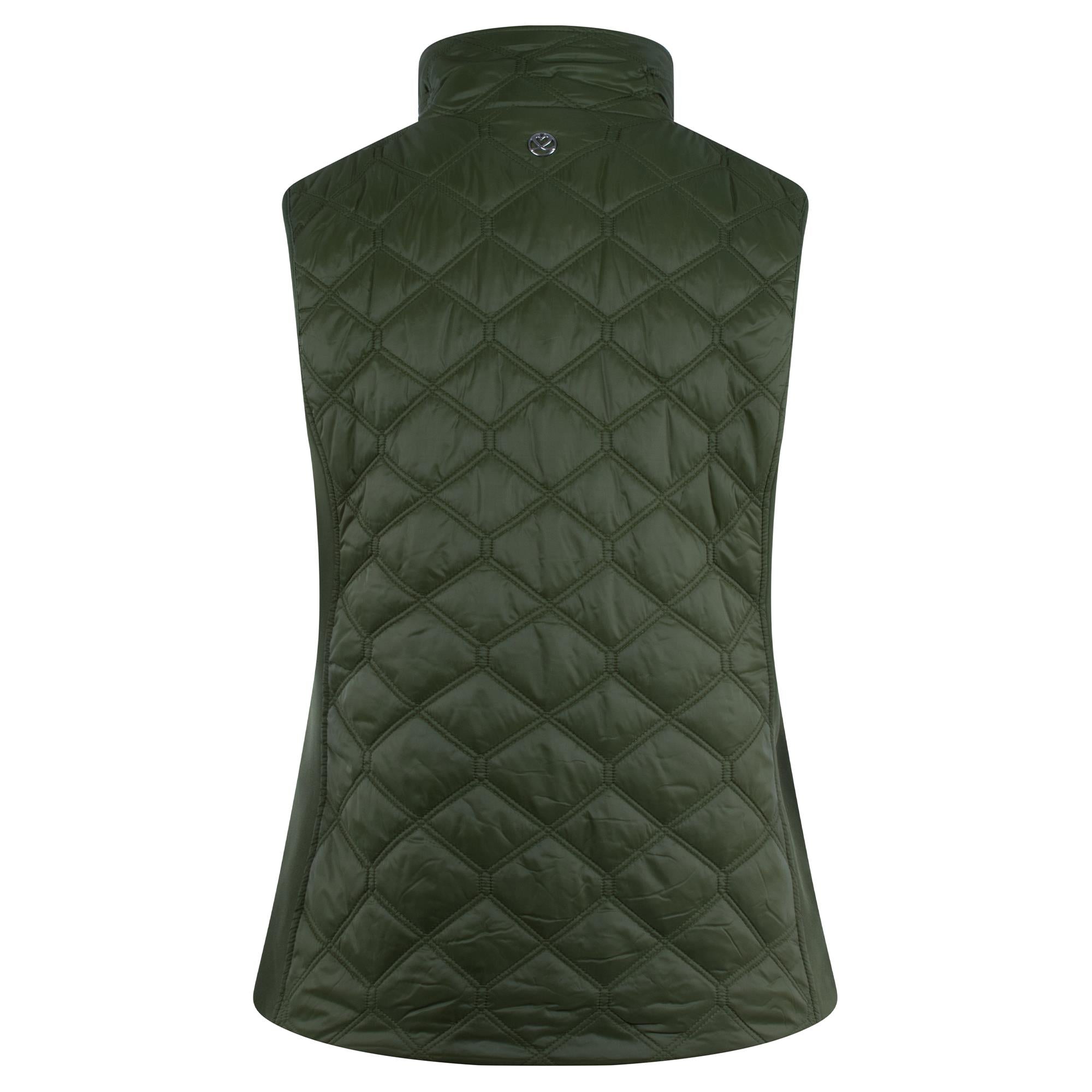 Daily Sports Quilt Padded Ladies Golf Vest Khakora