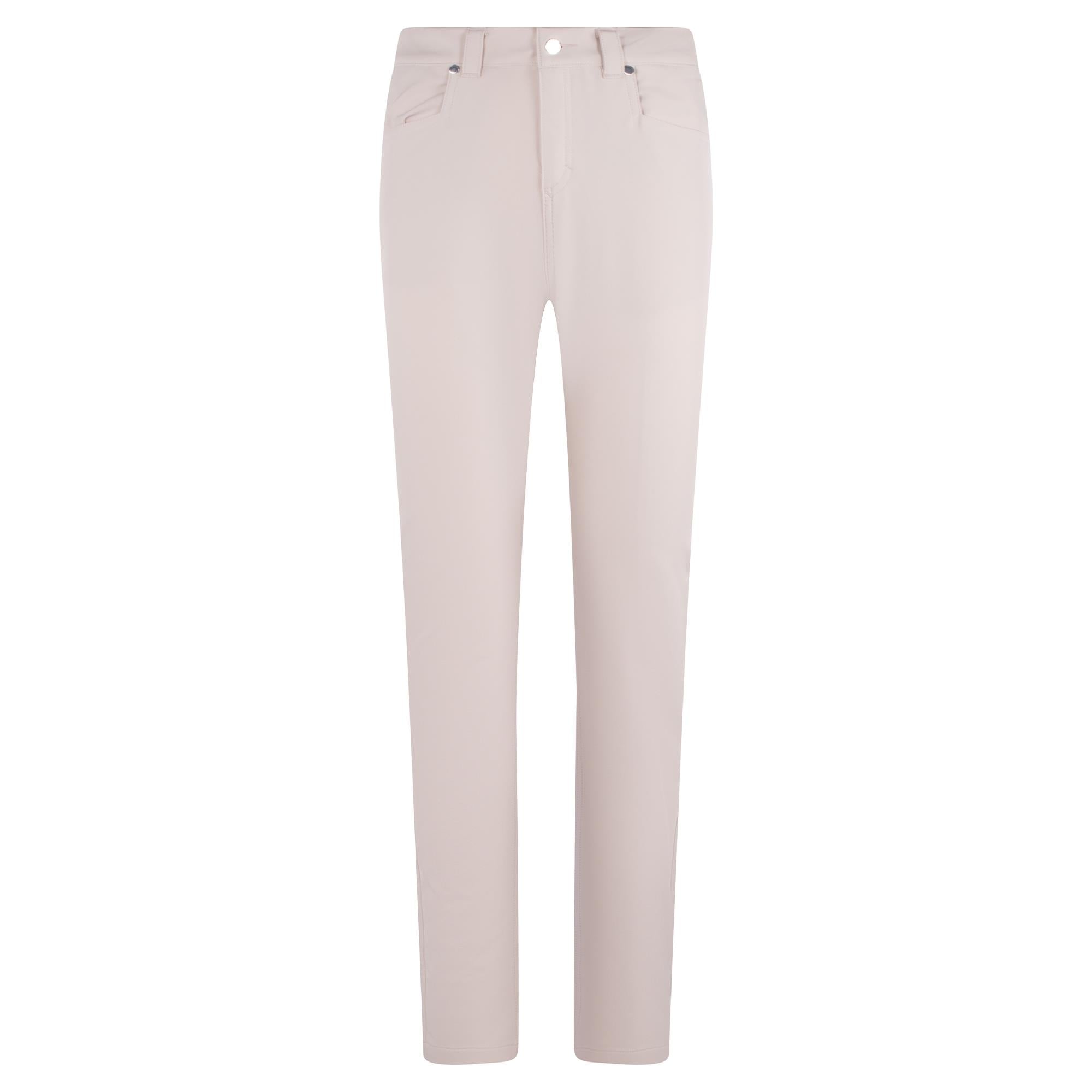 Rohnisch Chie Brushed Ladies Winter Golf Trousers Oatmeal 30 Inch