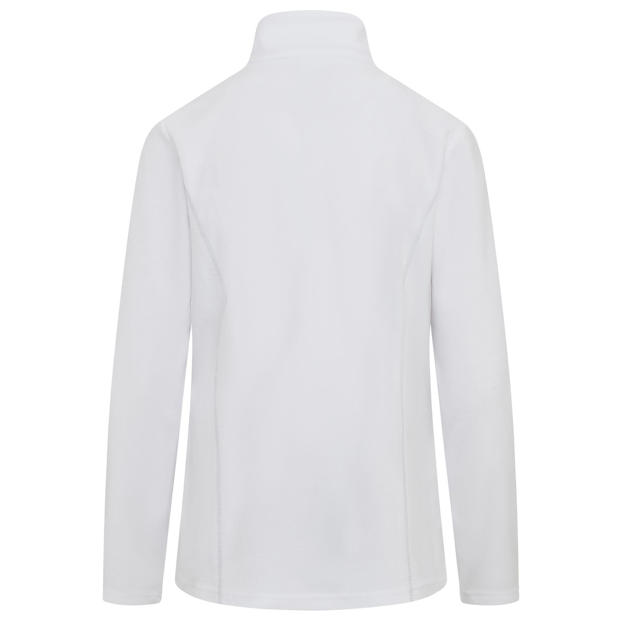 Swing Out Sister Frankie Quarter Zip Ladies Golf Fleece Open White