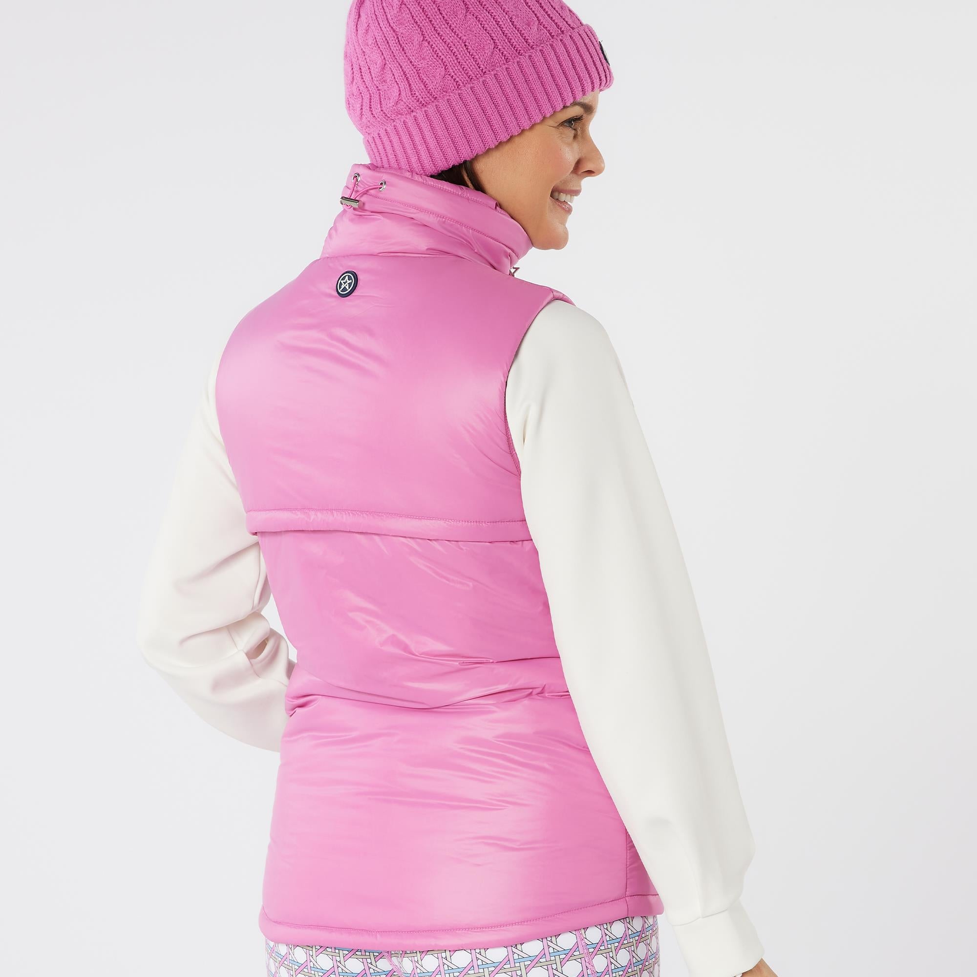 Swing Out Sister Cassia Active Ladies Golf Vest Super Pink