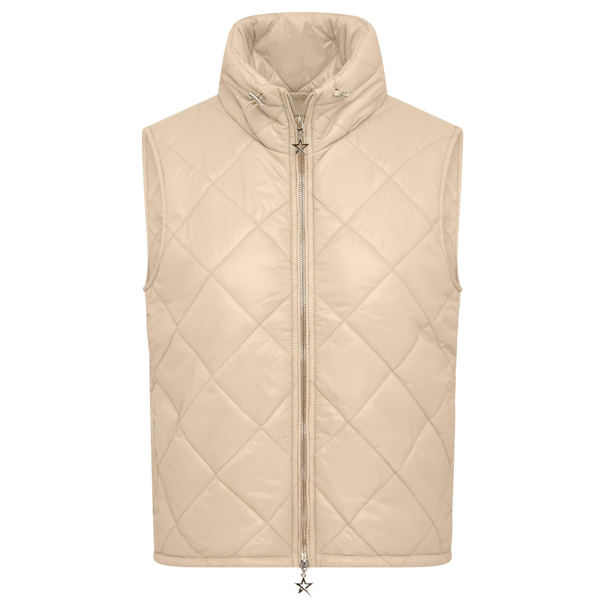 Swing Out Sister Maria Active Ladies Golf Vest Parchment Powder