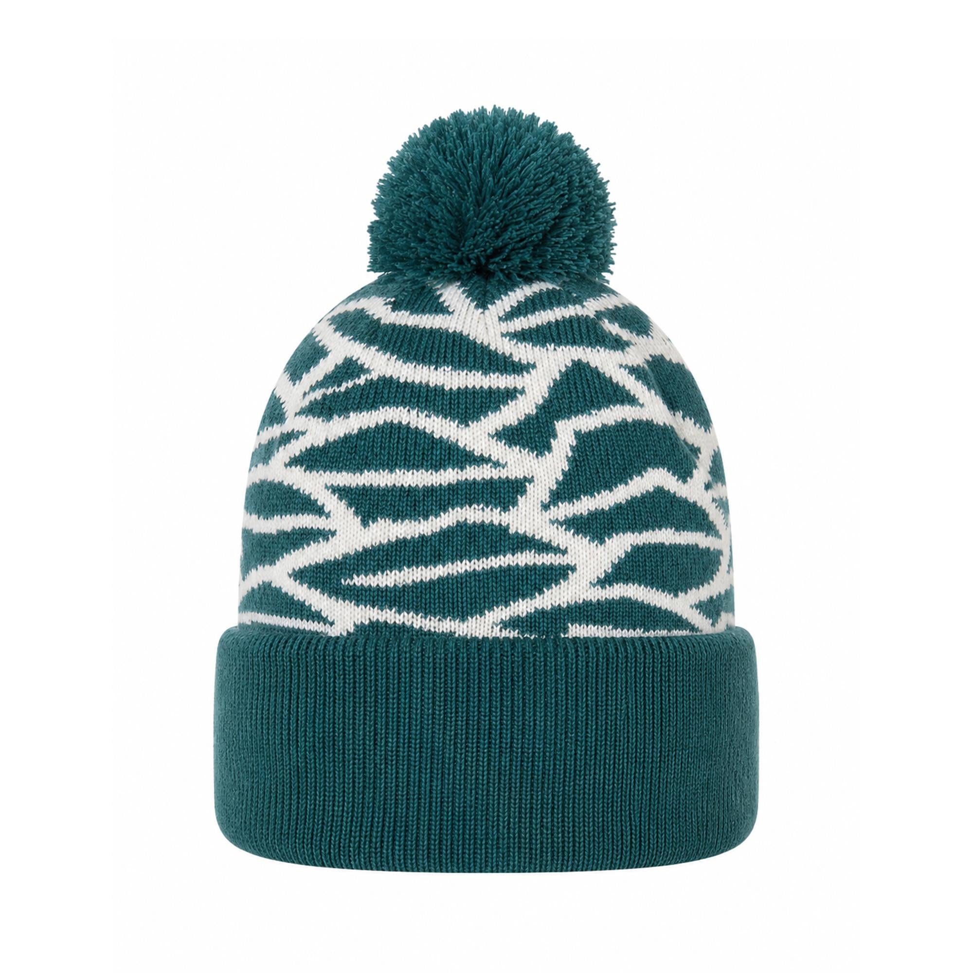 Swing Out Sister Hermione Pattern Bobble Beanie Megabyte Teal
