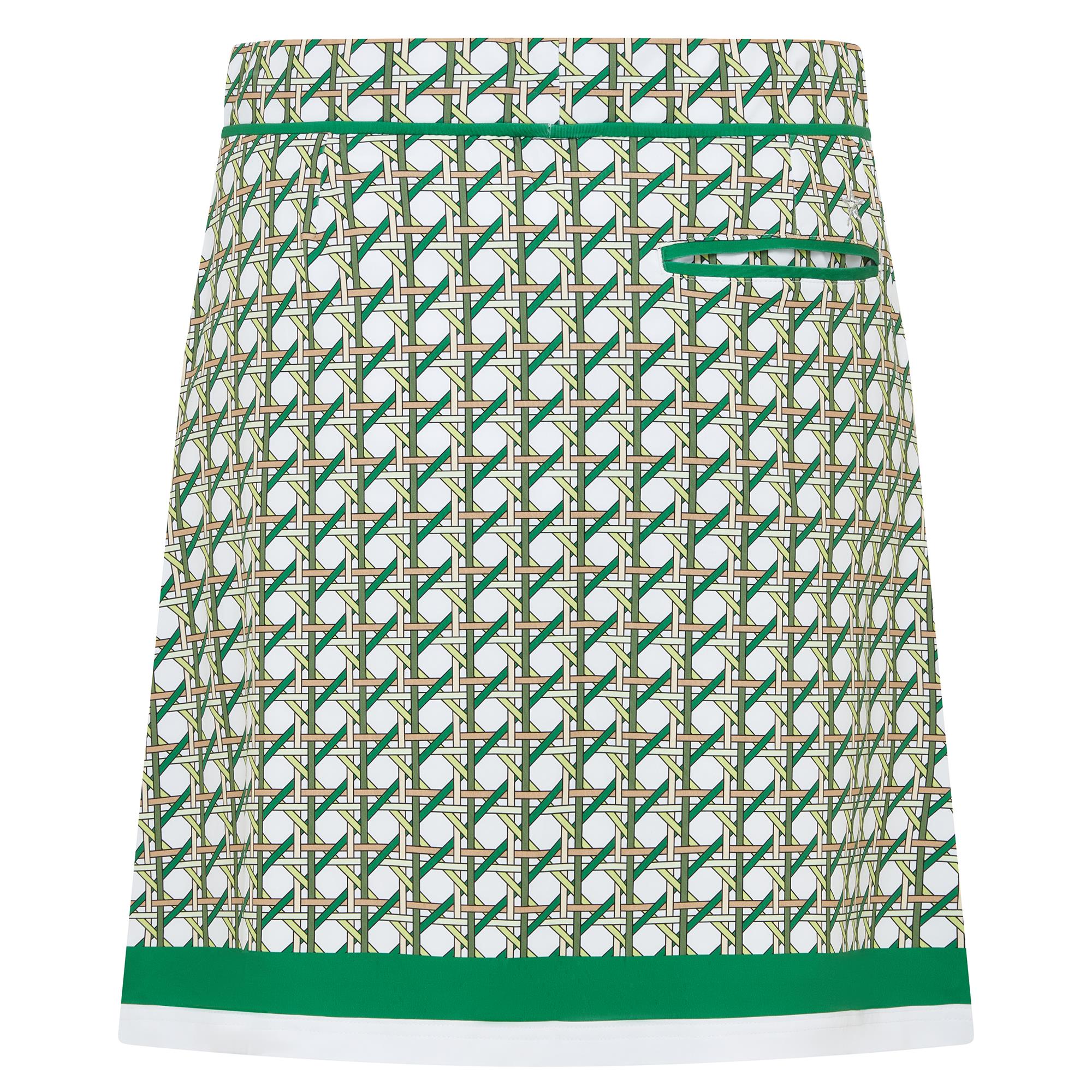 Swing Out Sister Orla Pattern Ladies Golf Skort Noughty Green