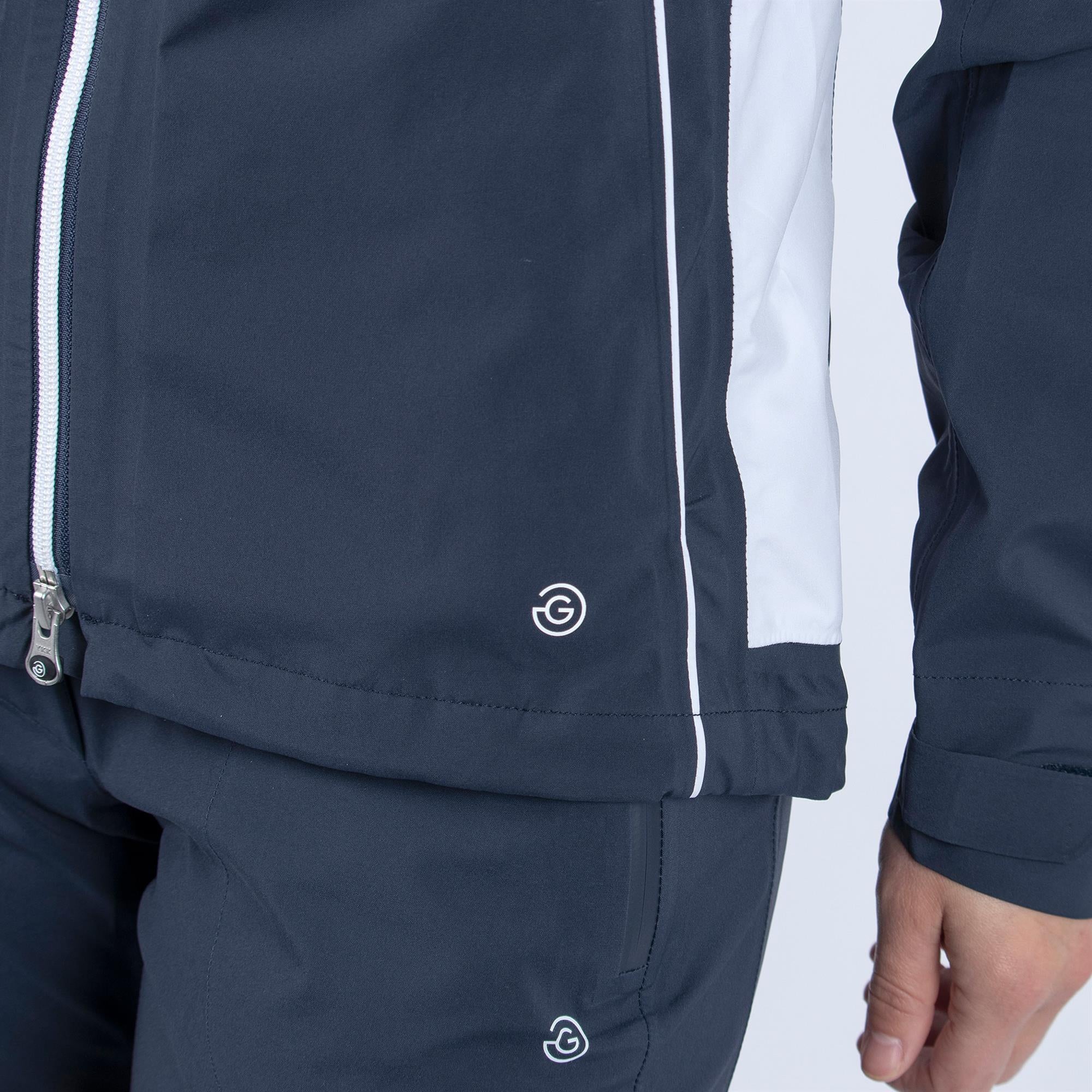 Galvin Green Aila Gore-Tex Paclite Waterproof Ladies Golf Jacket Navy/White
