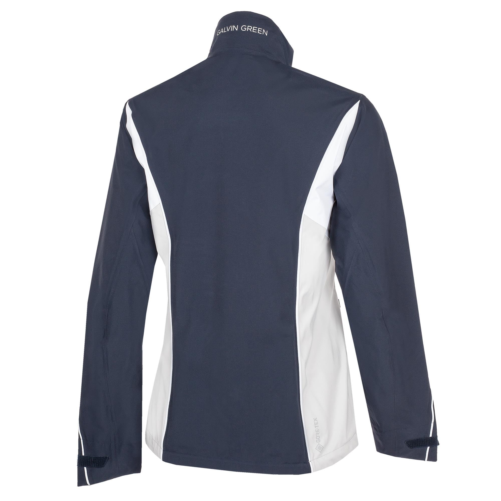 Galvin Green Ally Paclite Gore-Tex Ladies Waterproof Golf Jacket Navy/Cool Grey/White