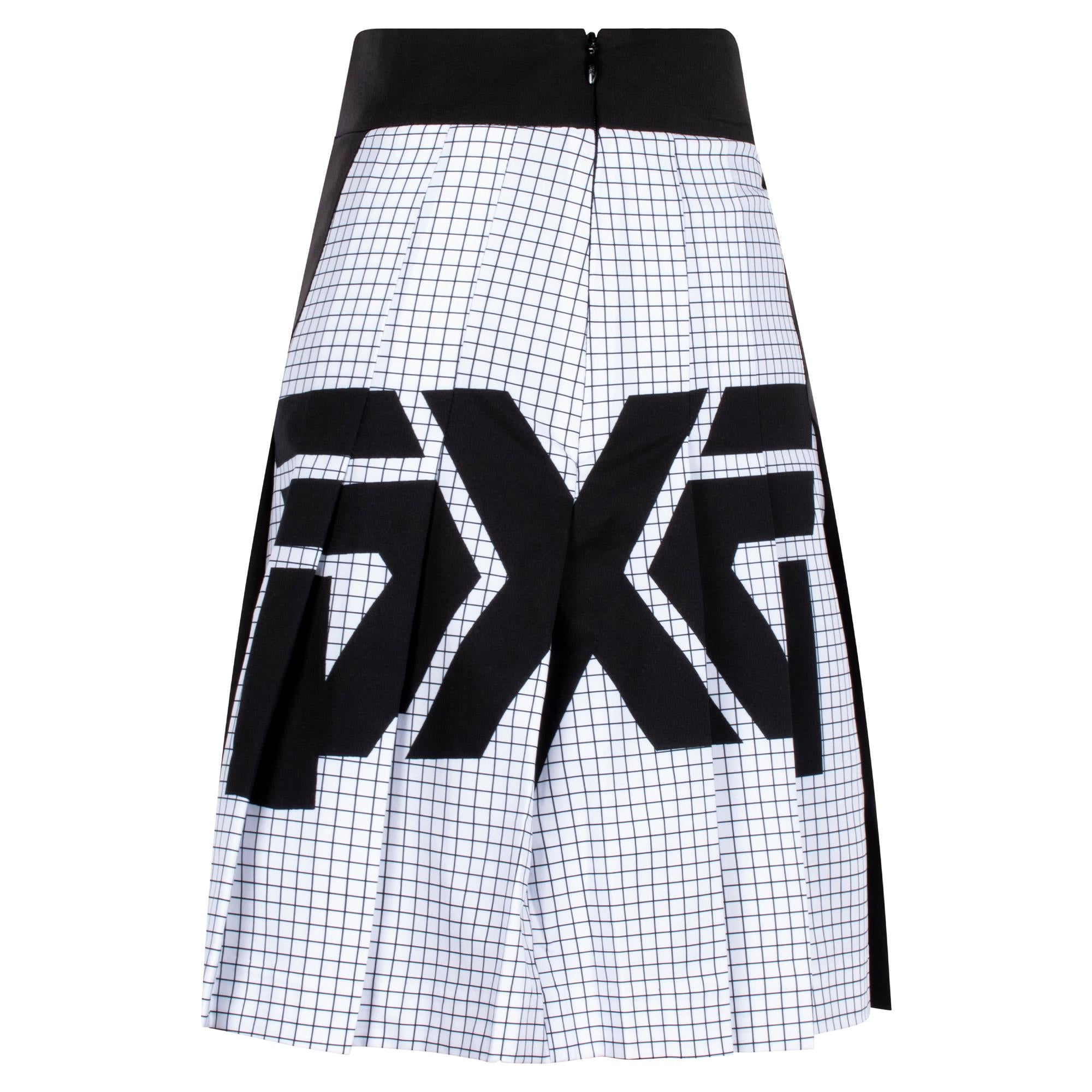 PXG Big Logo Pleated Ladies Golf Skirt – Side View