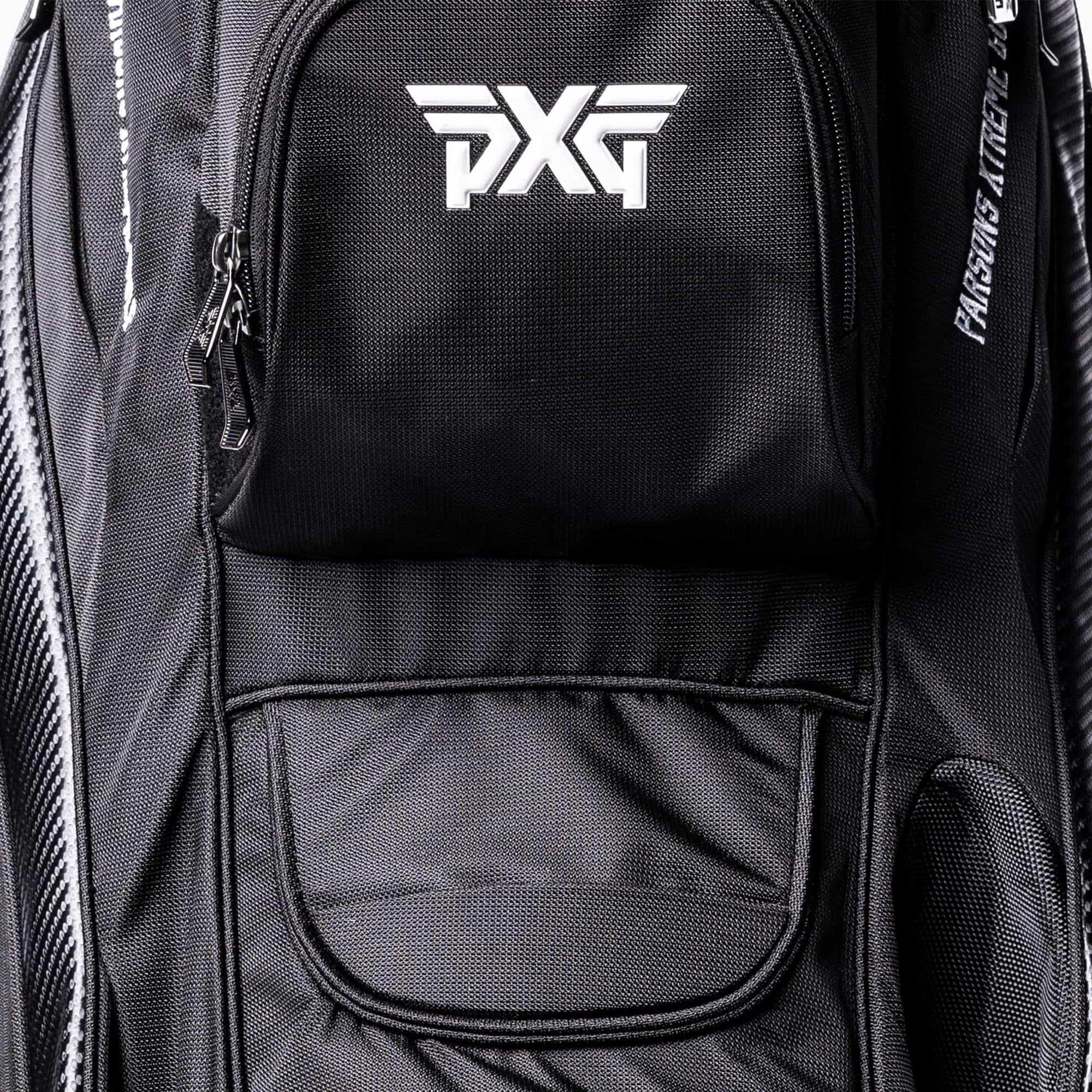 PXG Lightweight Cart Bag – Zipper Pocket Detail