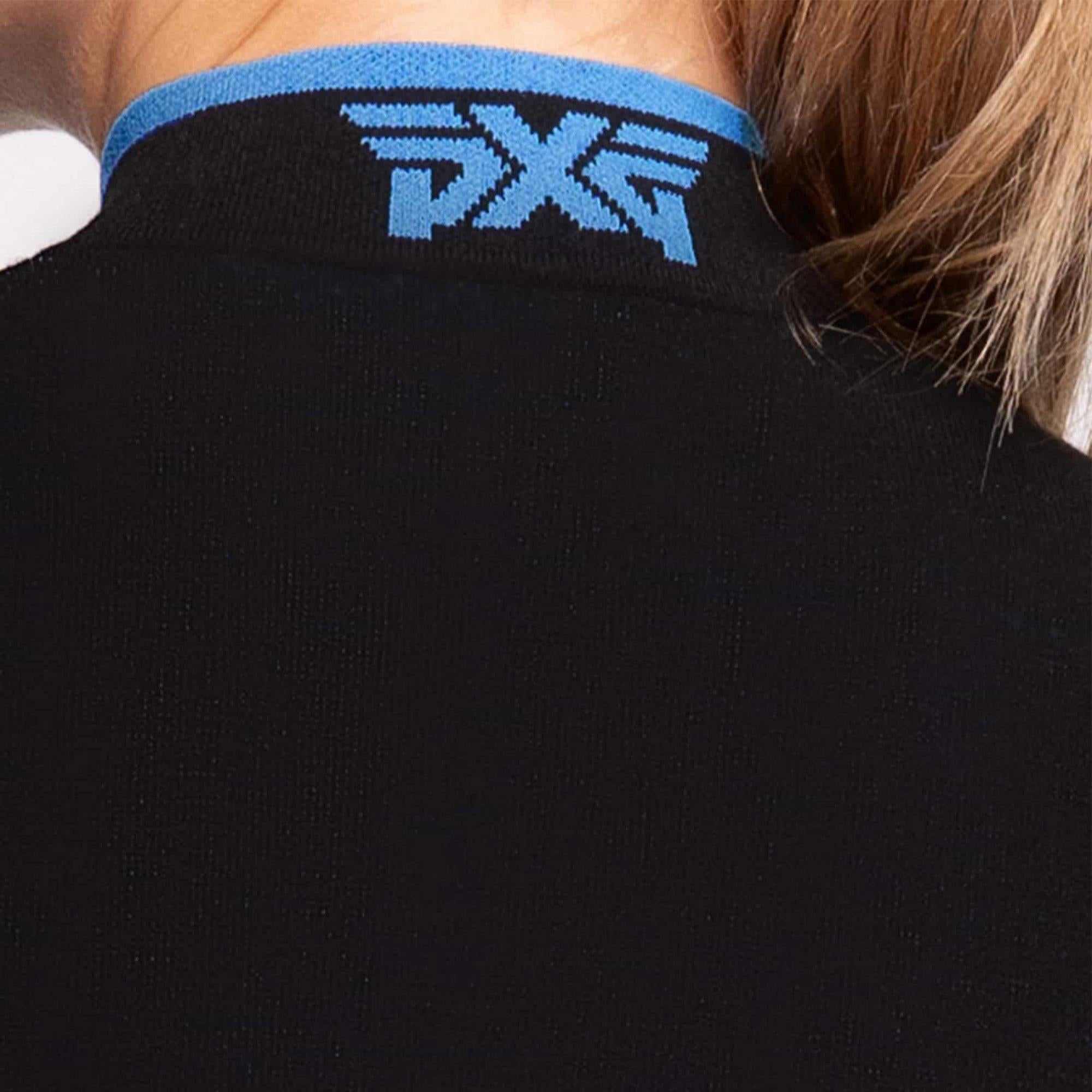 PXG Logo on Back Collar of Ladies Knitted Polo – Close Up