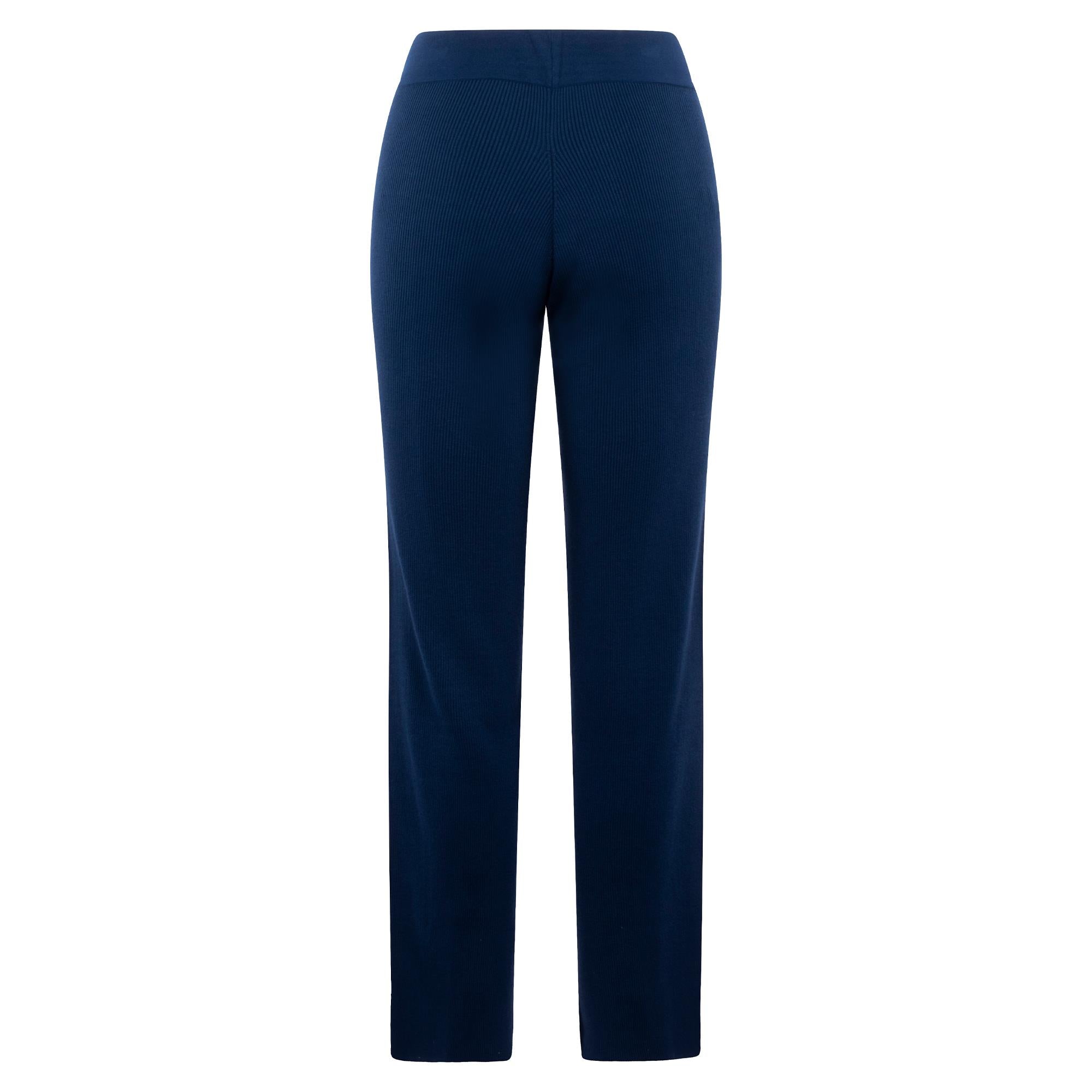 Back view of PXG Contrast Seam Ladies Golf Pants in navy