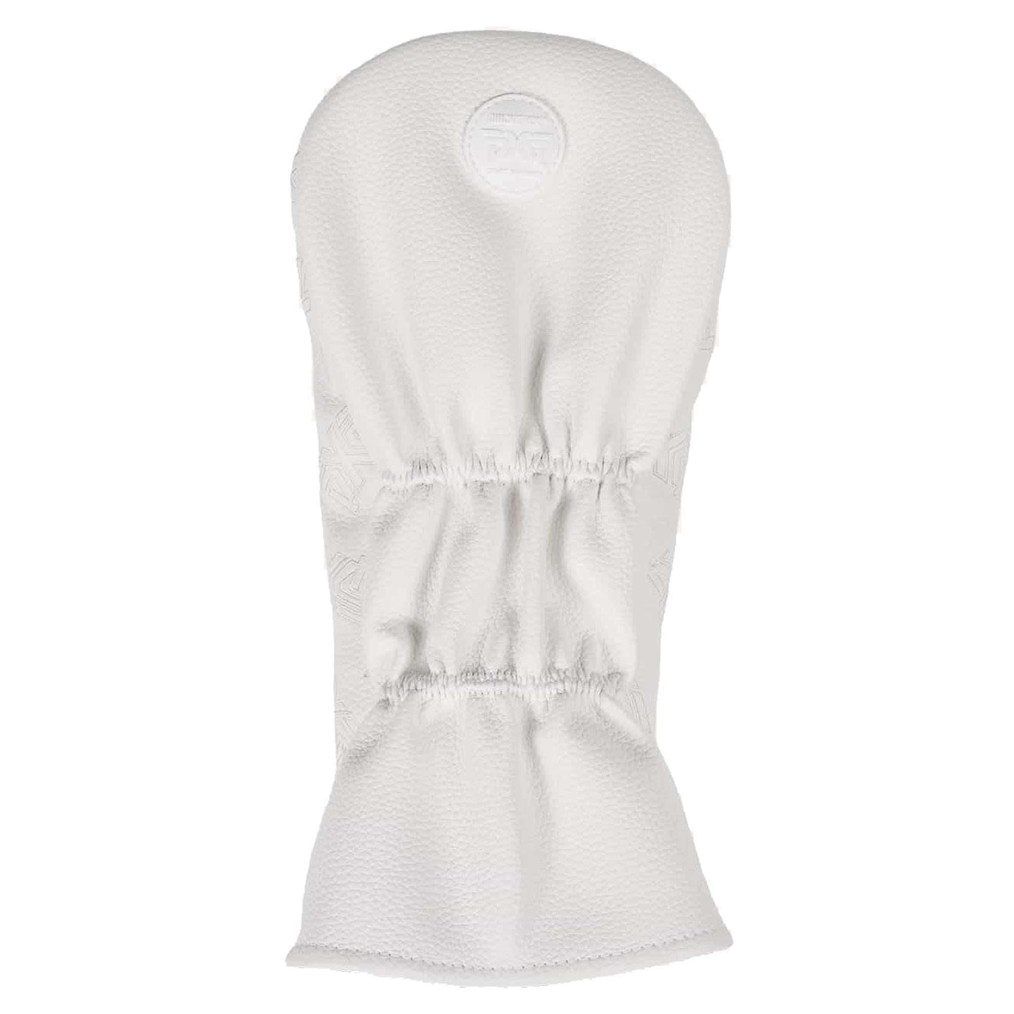 PXG Whiteout Driver Headcover – White back view with PXG logo
