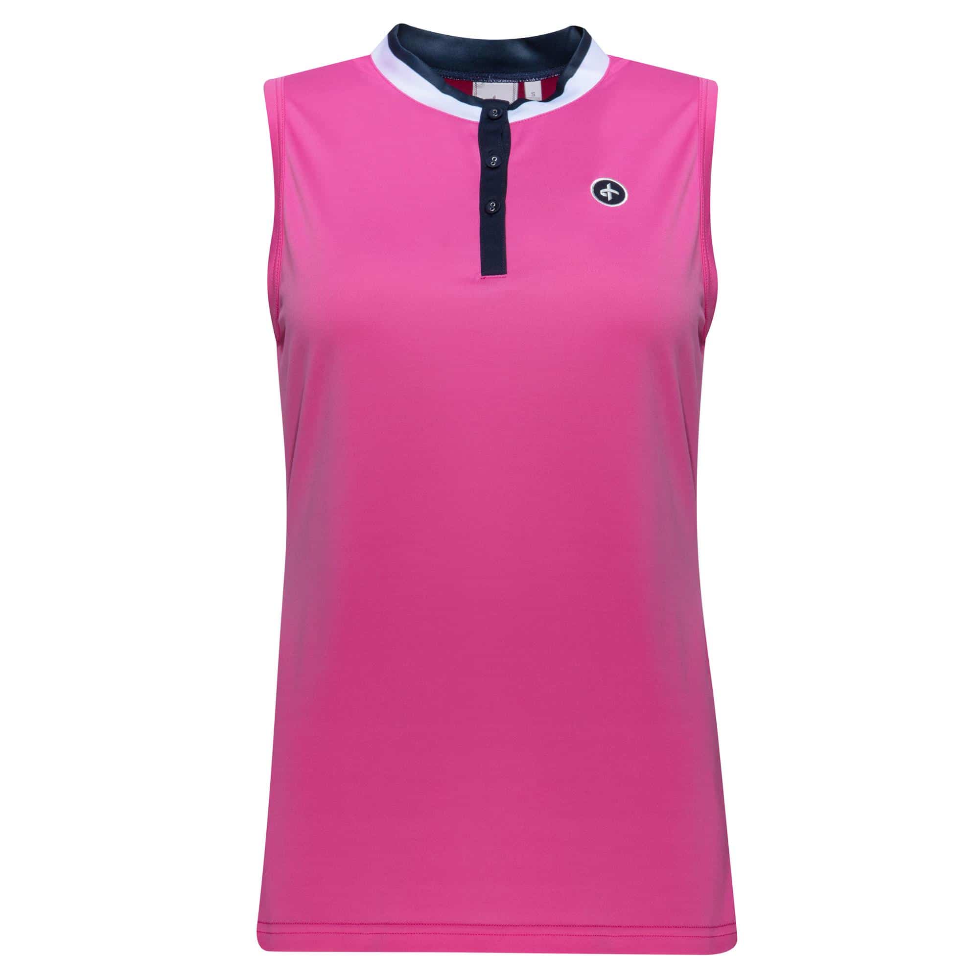 NWT Ladies Court Haley Royal Blue Sleeveless Golf Shirt - sizes M L & XL