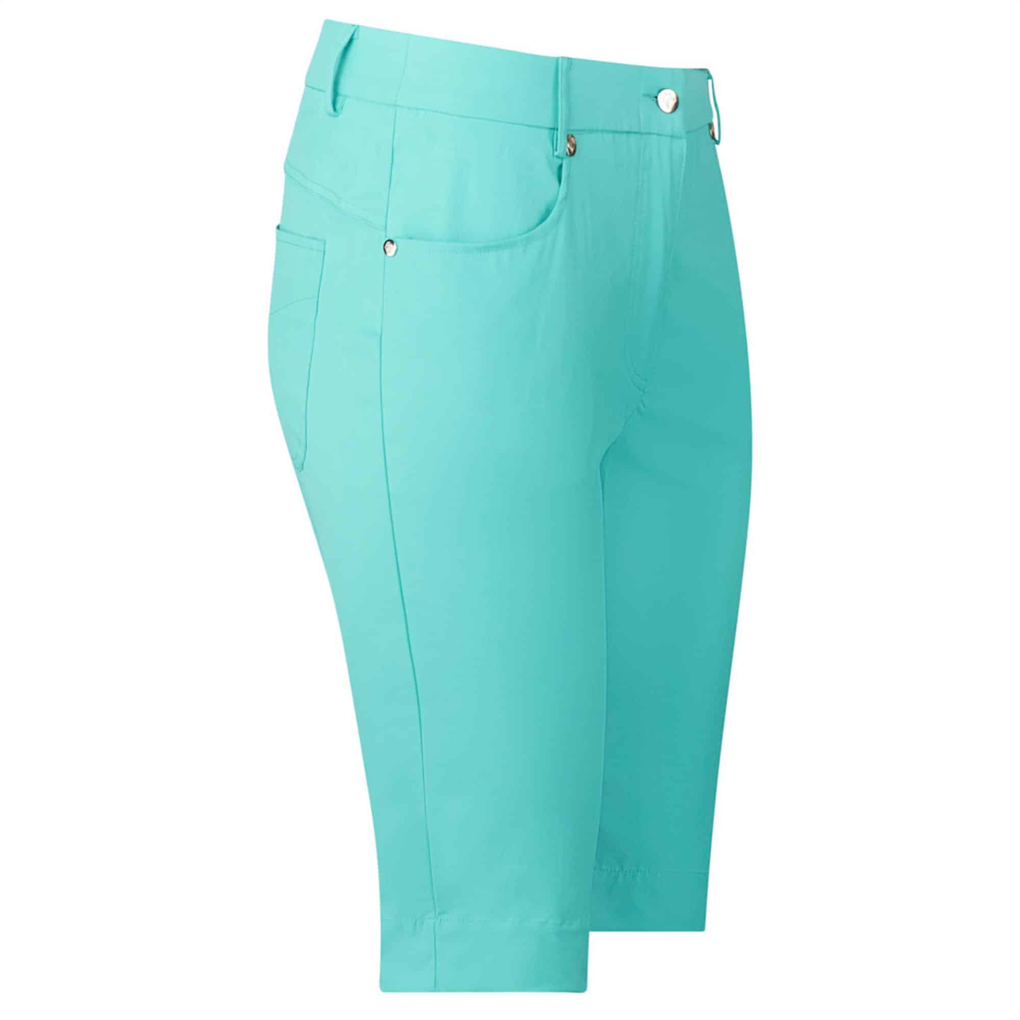 Pure Golf Pure Ladies Golf Bermuda Shorts Ocean Blue 60CM