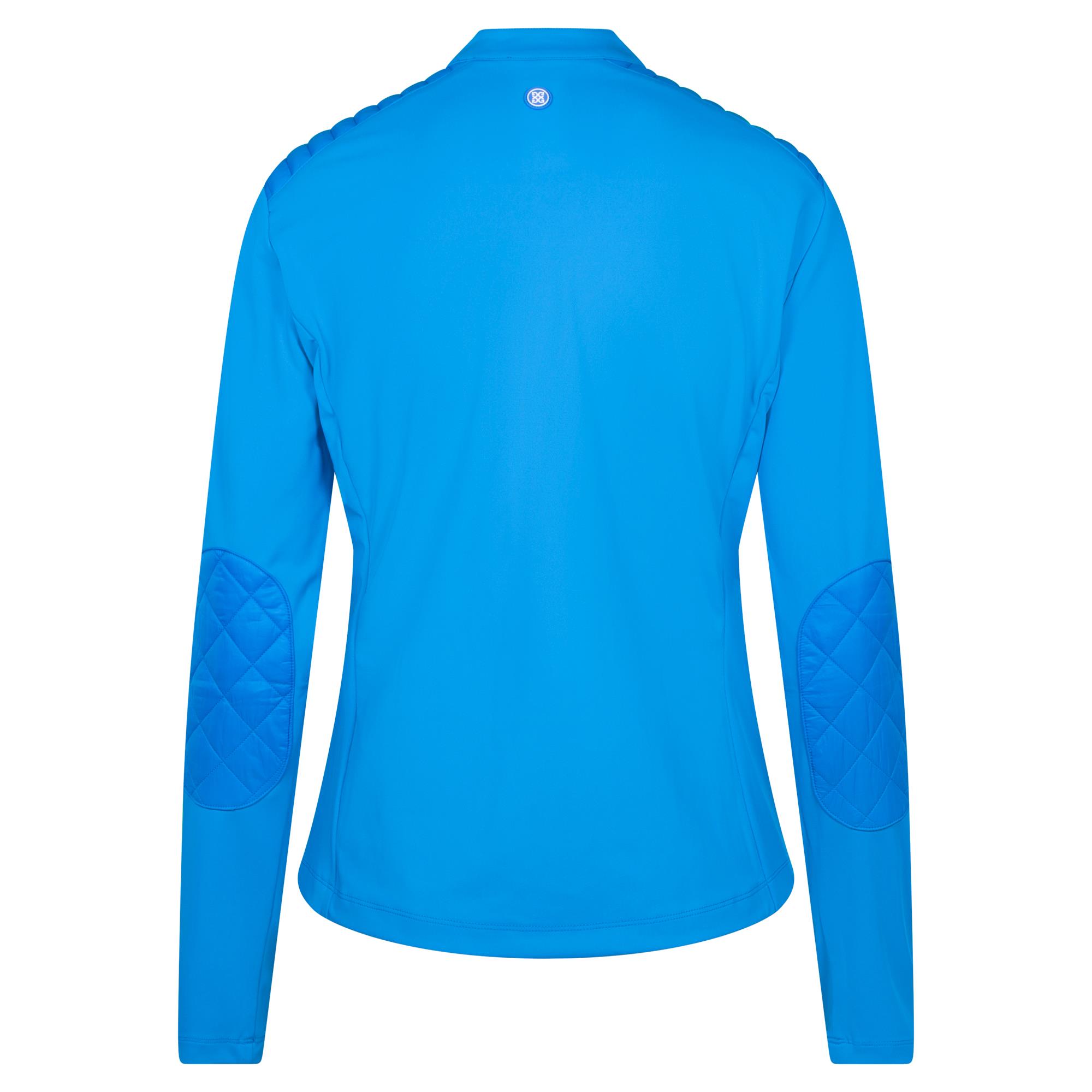 G/FORE Hybrid Moto Golf Jacket Cerulean