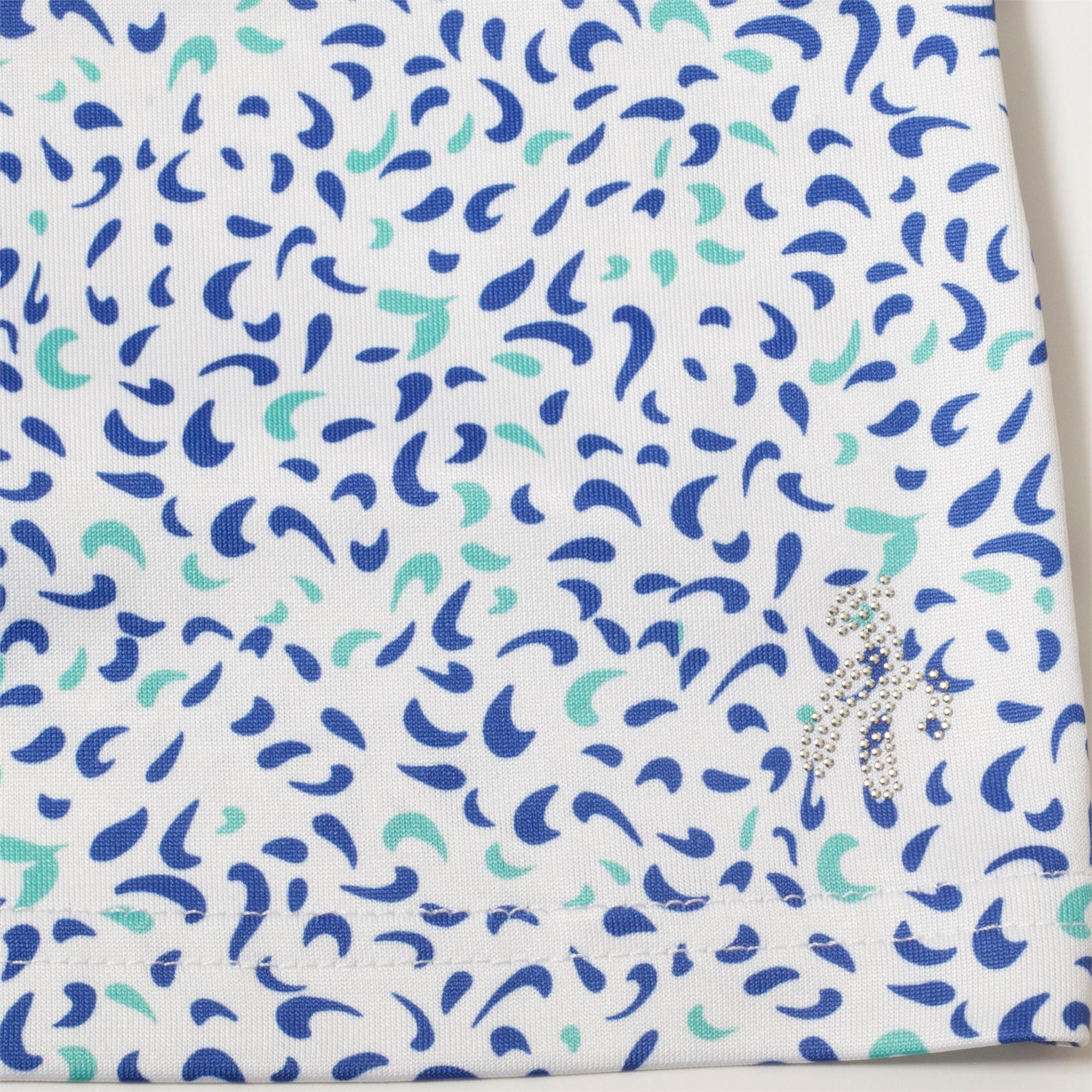 Green Lamb Melissa Printed Ladies Golf Skort Terrazzo Print