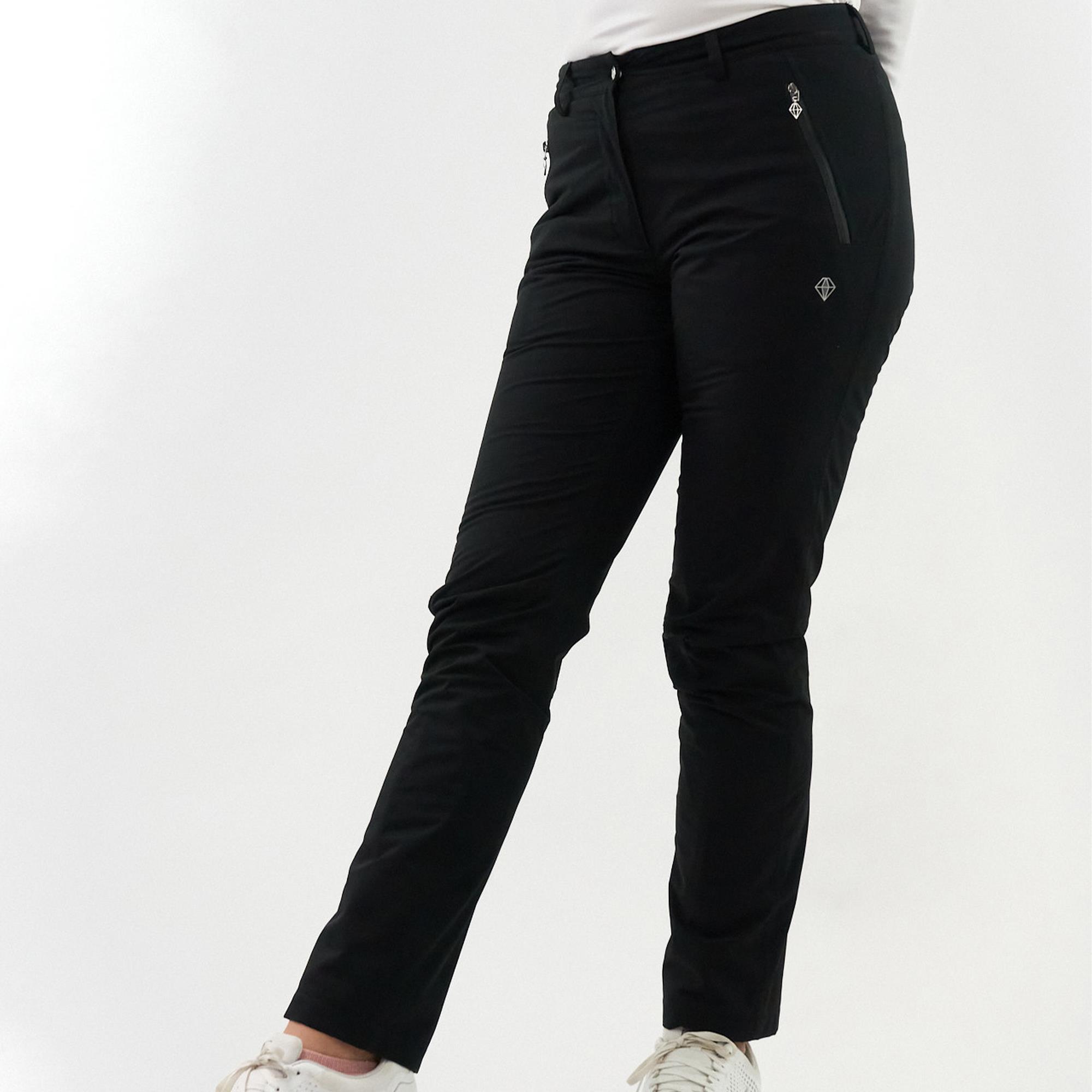 Pure Golf Black Cascade Waterproof/Lined Ladies Golf Trousers – Surprizeshop